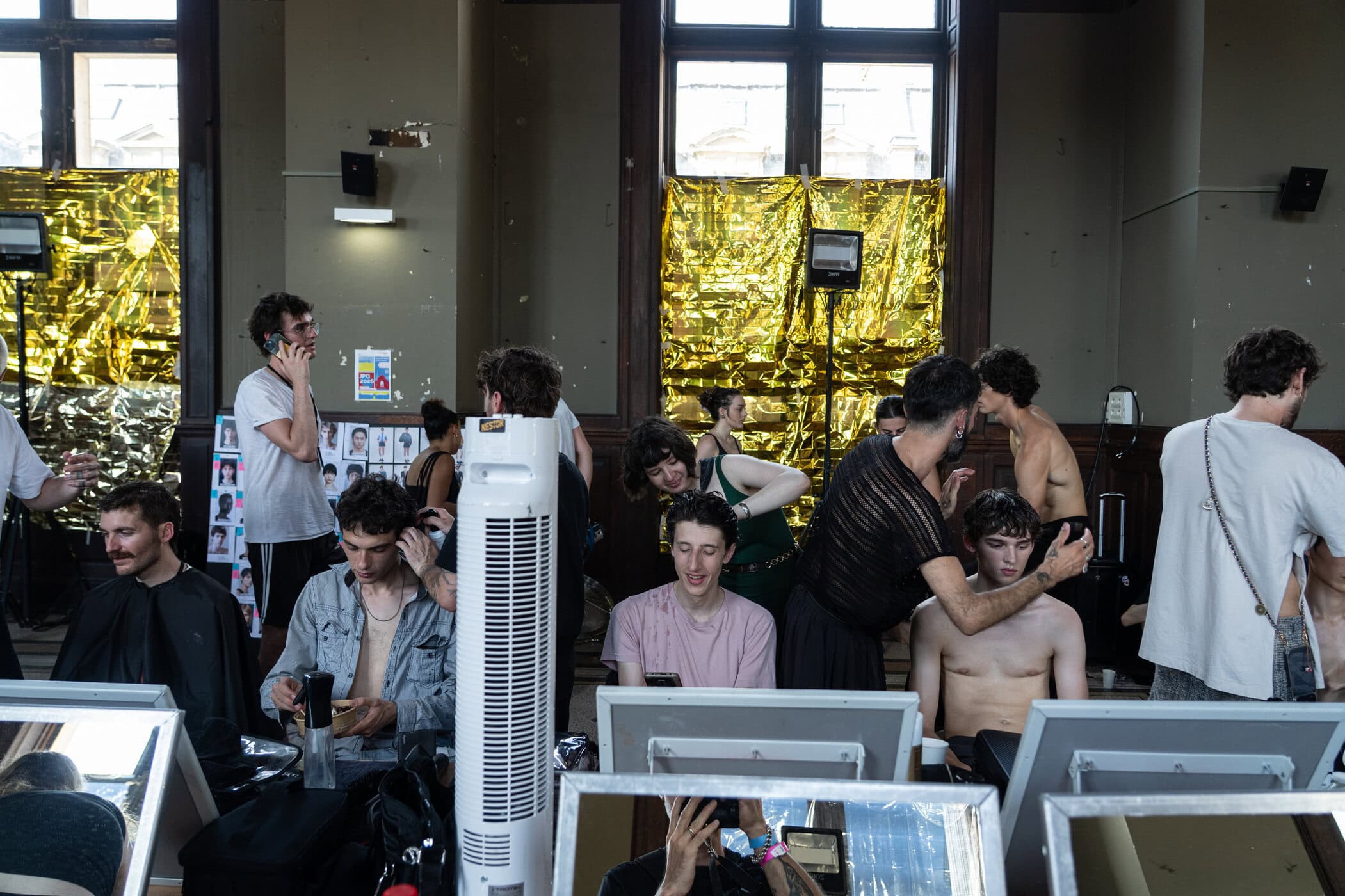 Egonlab Spring 2027 Men's Fashion Show Backstage
