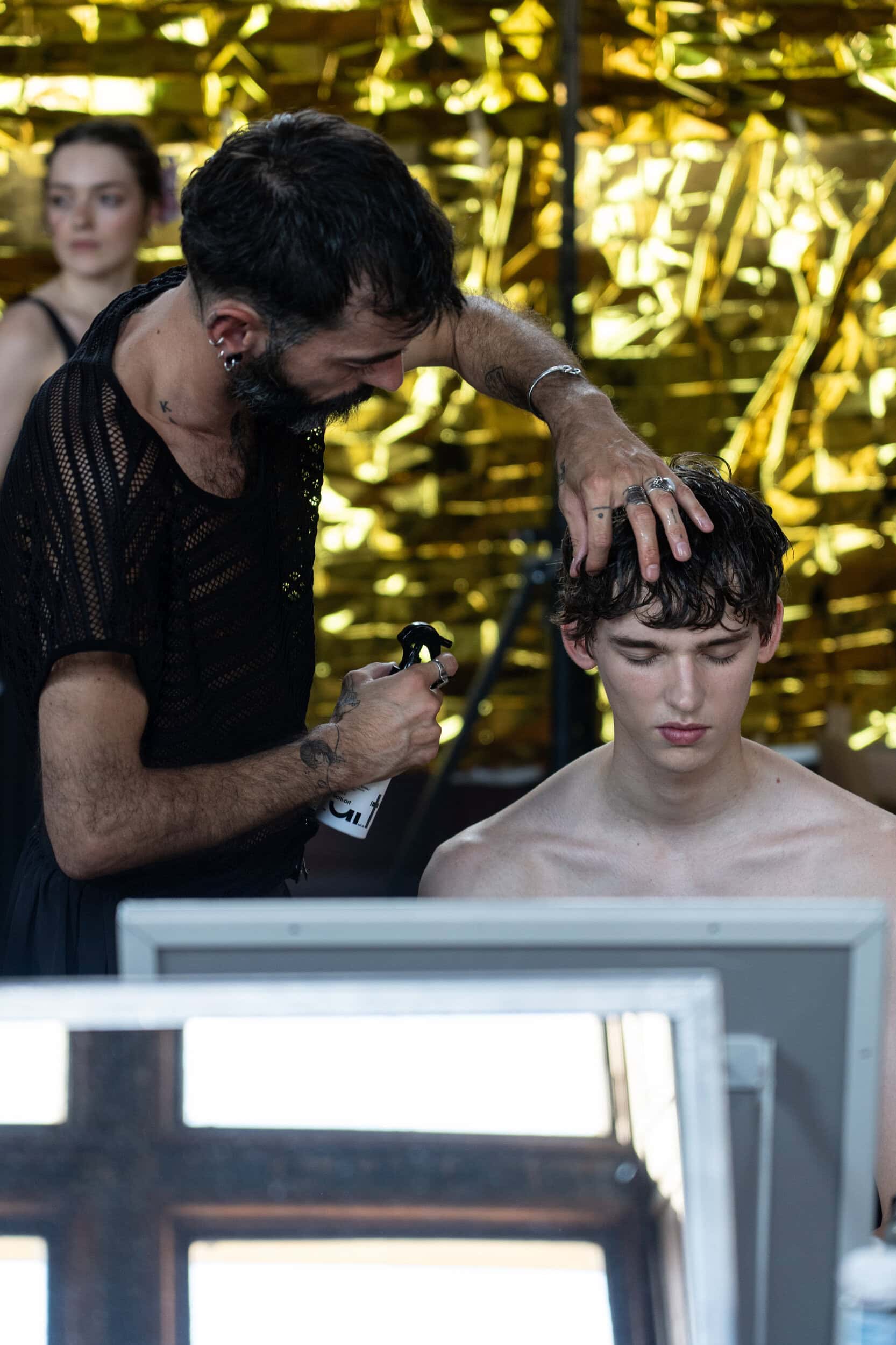 Egonlab Spring 2027 Men's Fashion Show Backstage