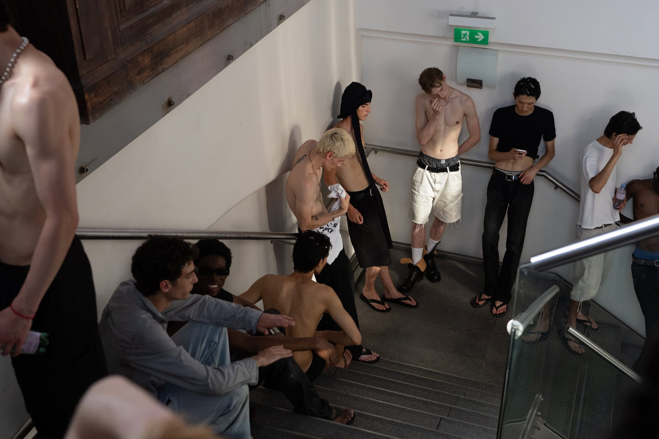 Egonlab Spring 2027 Men's Fashion Show Backstage