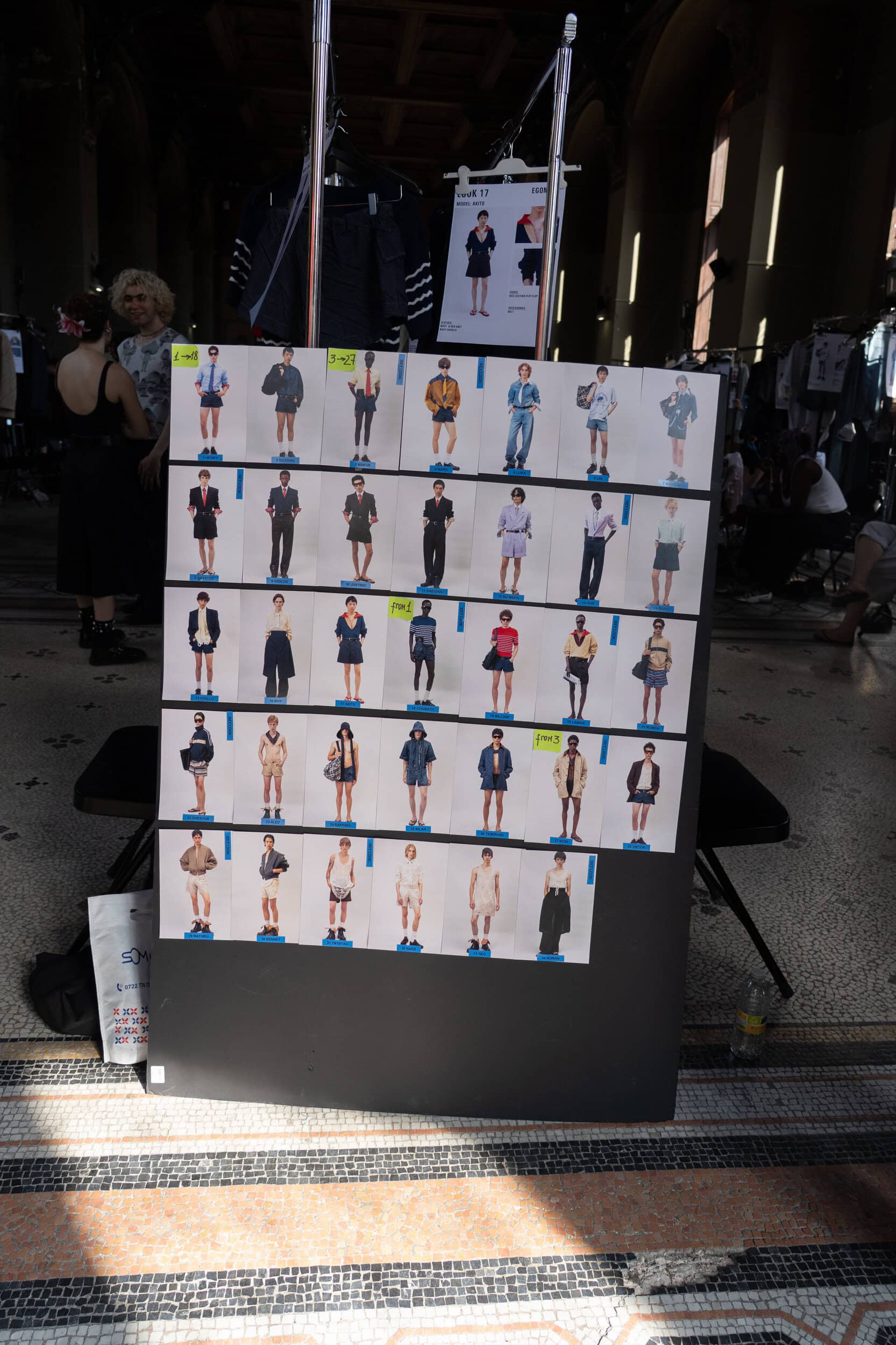 Egonlab Spring 2027 Men's Fashion Show Backstage