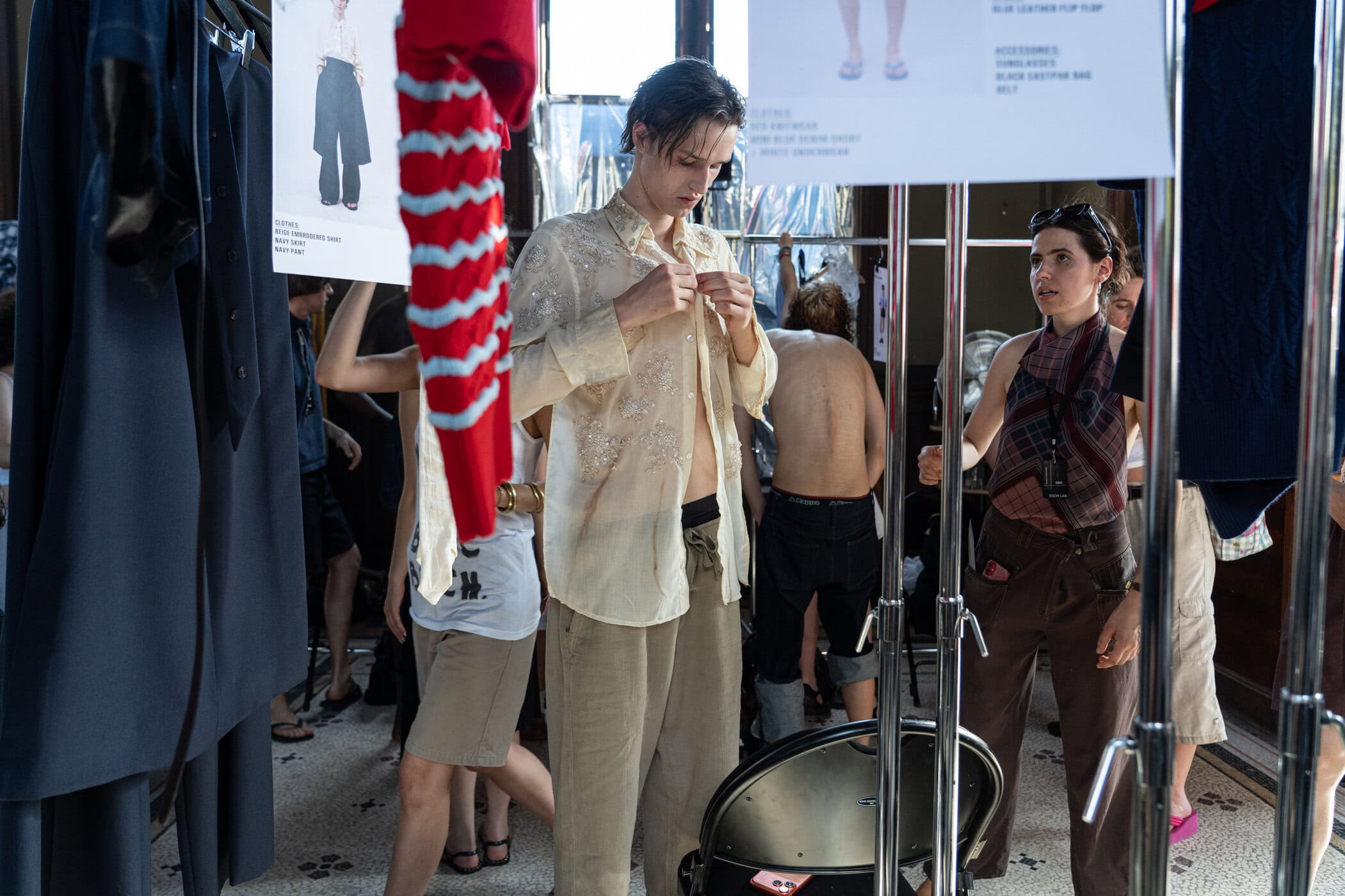 Egonlab Spring 2027 Men's Fashion Show Backstage