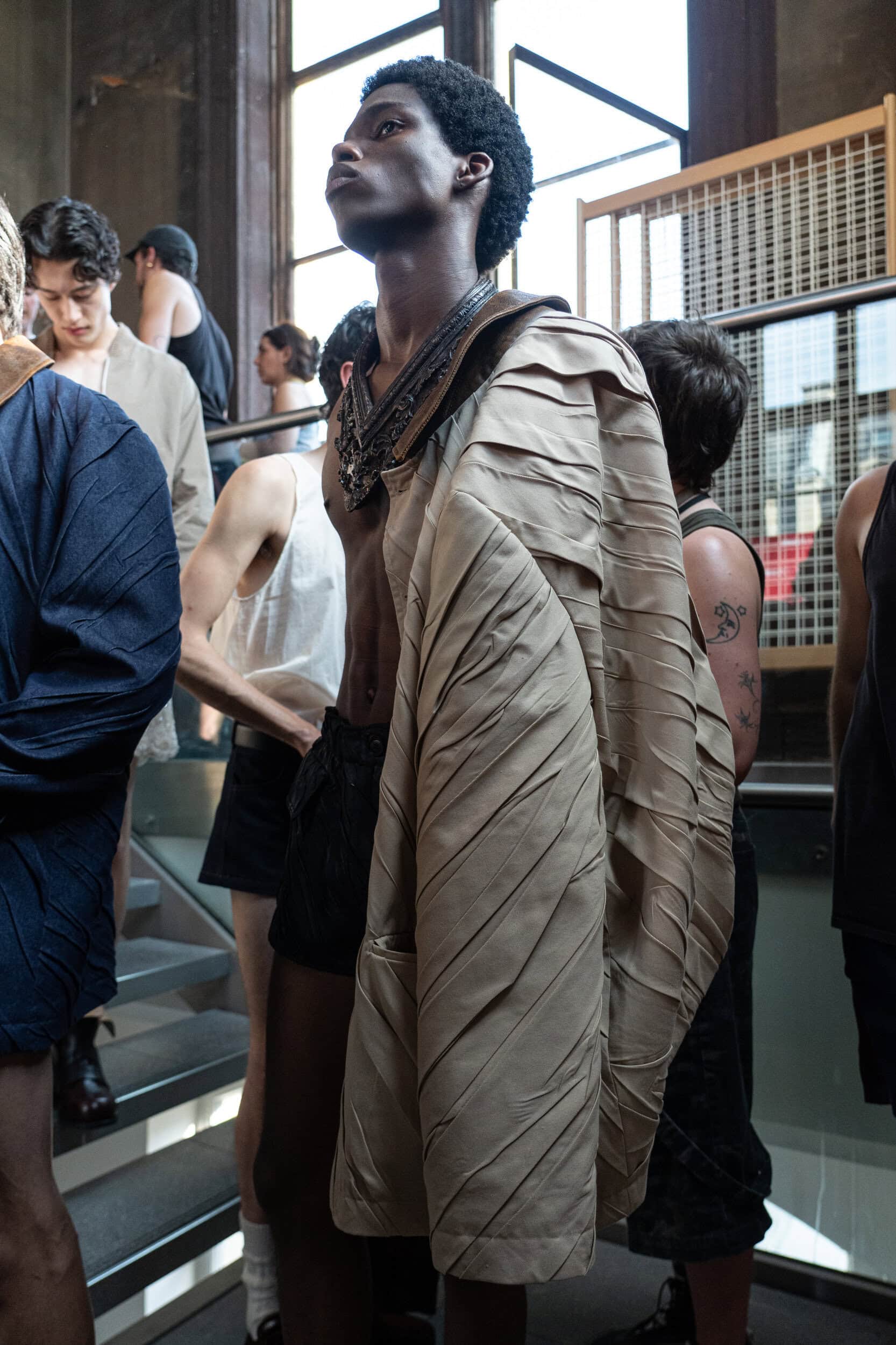 Egonlab Spring 2027 Men's Fashion Show Backstage