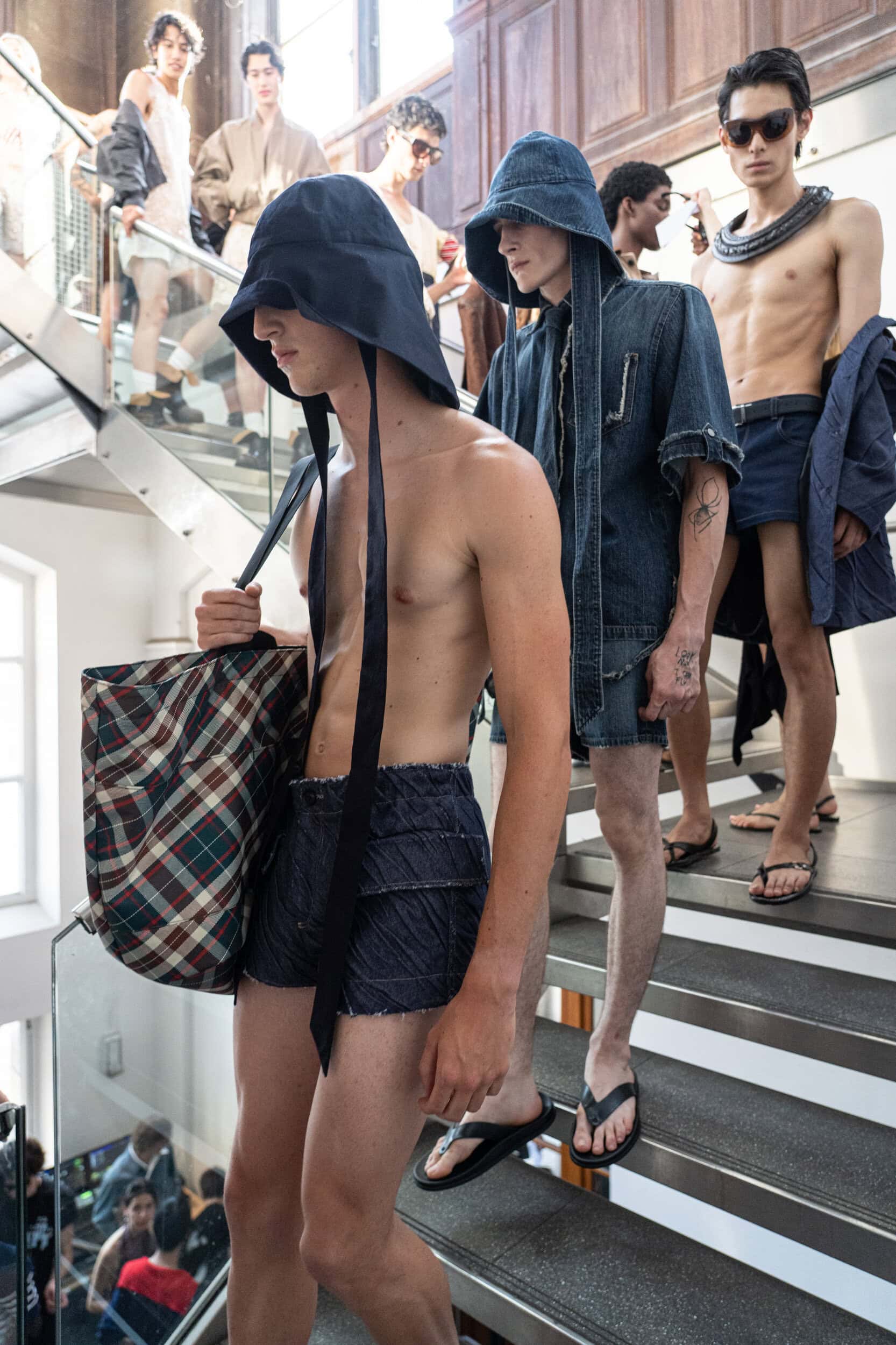 Egonlab Spring 2027 Men's Fashion Show Backstage