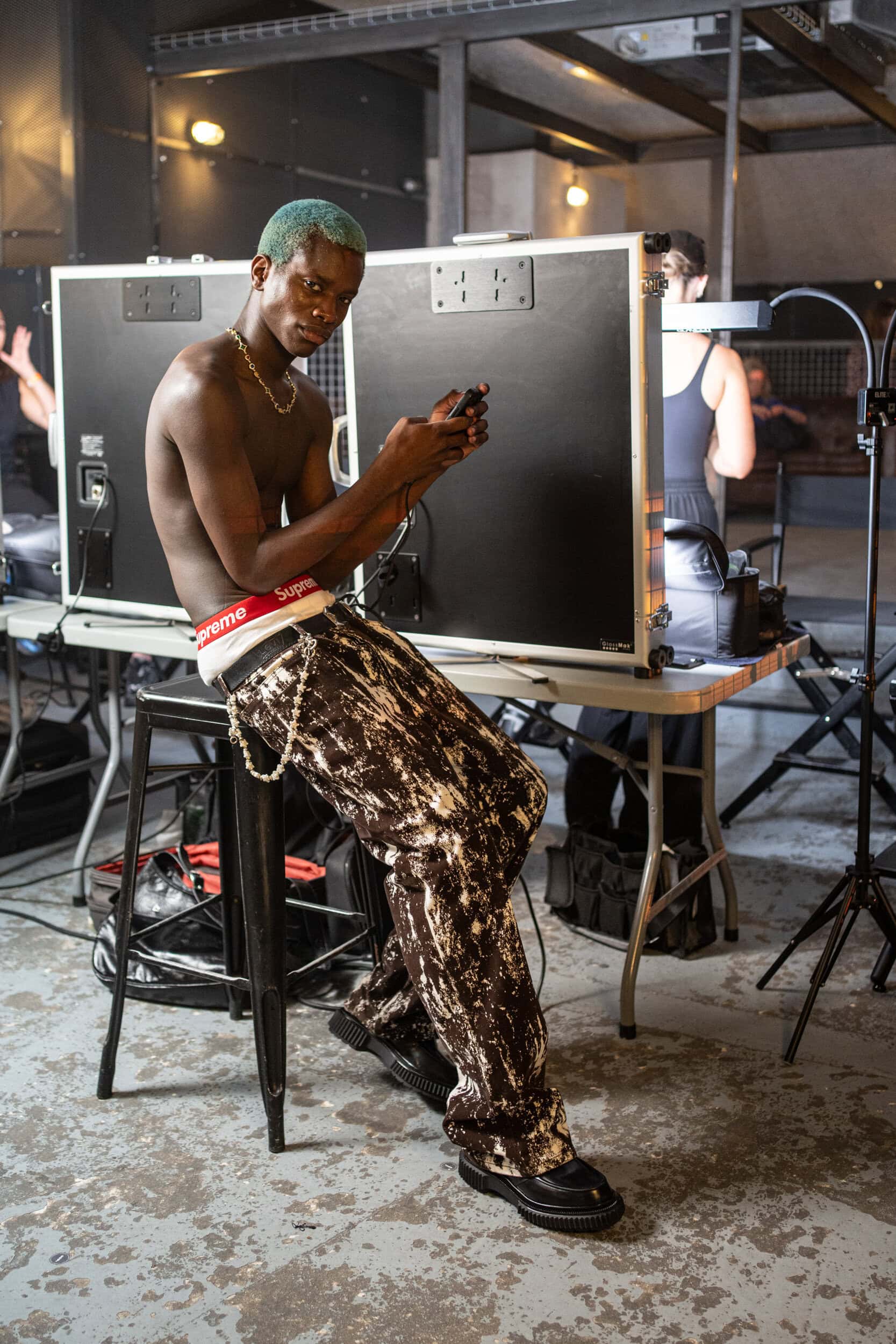 Rolf Ekroth Spring 2027 Men's Fashion Show Backstage