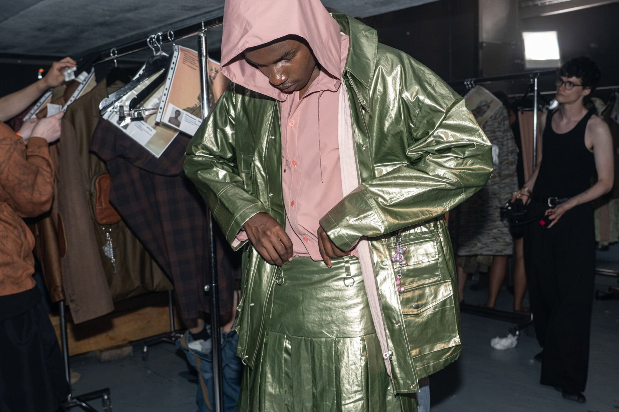Rolf Ekroth Spring 2027 Men's Fashion Show Backstage