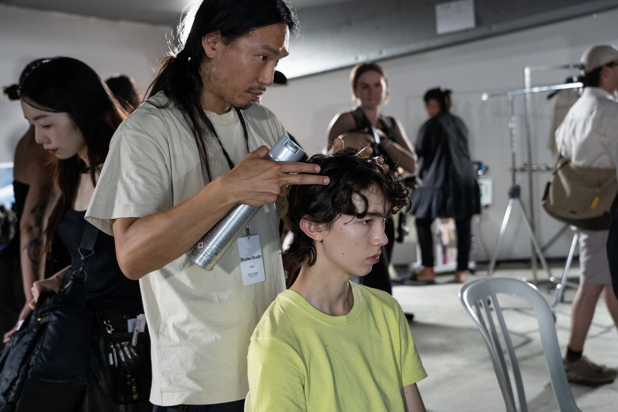Etudes Spring 2027 Men's Fashion Show Backstage