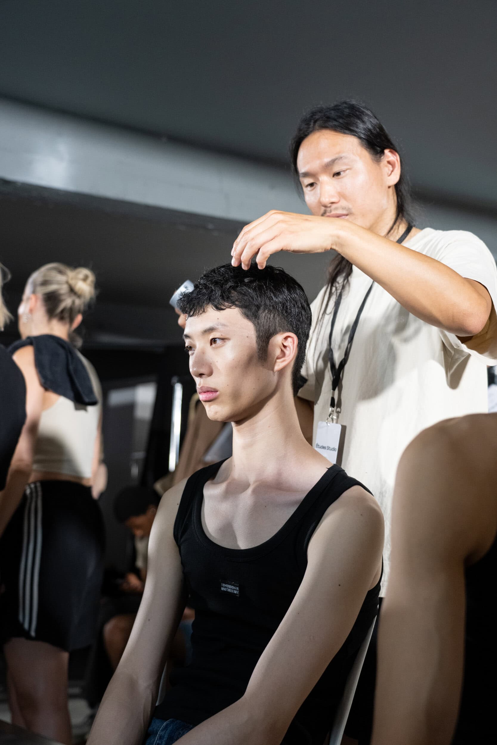 Etudes Spring 2027 Men's Fashion Show Backstage