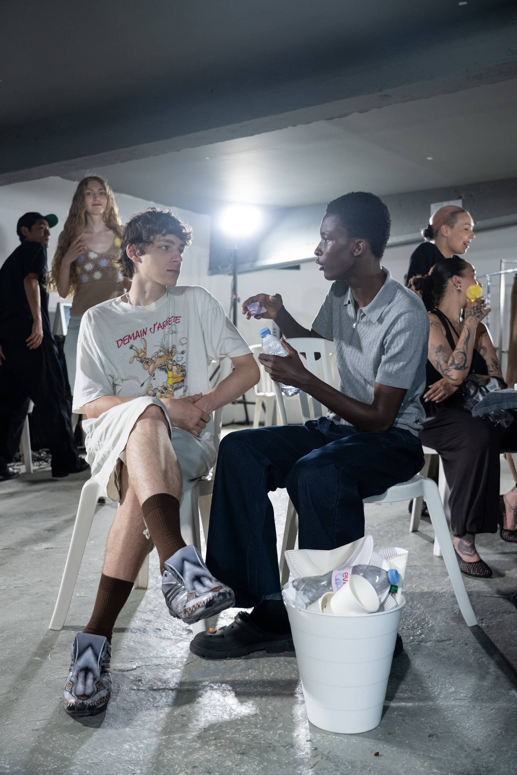 Etudes Spring 2027 Men's Fashion Show Backstage