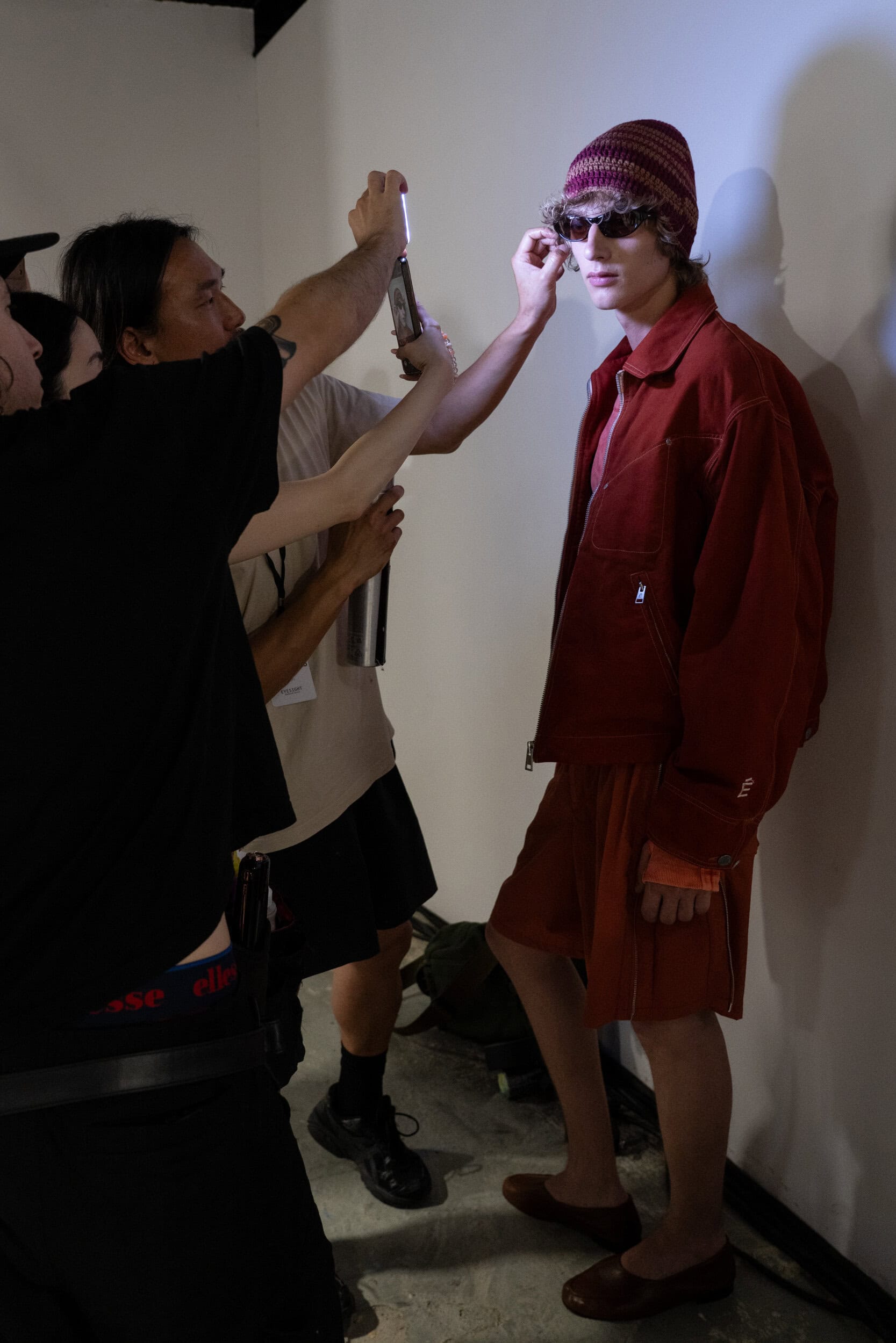 Etudes Spring 2027 Men's Fashion Show Backstage