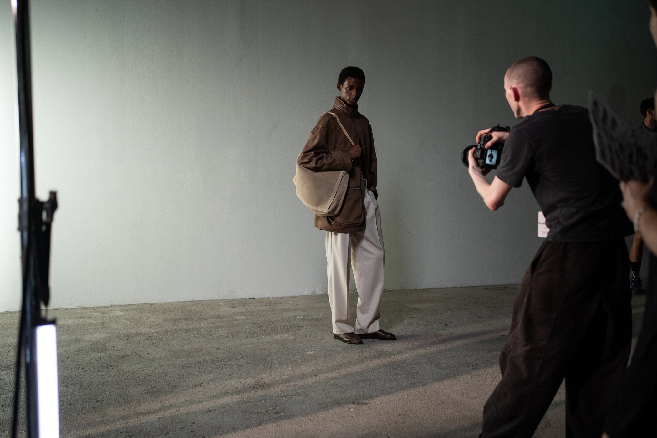 Etudes Spring 2027 Men's Fashion Show Backstage