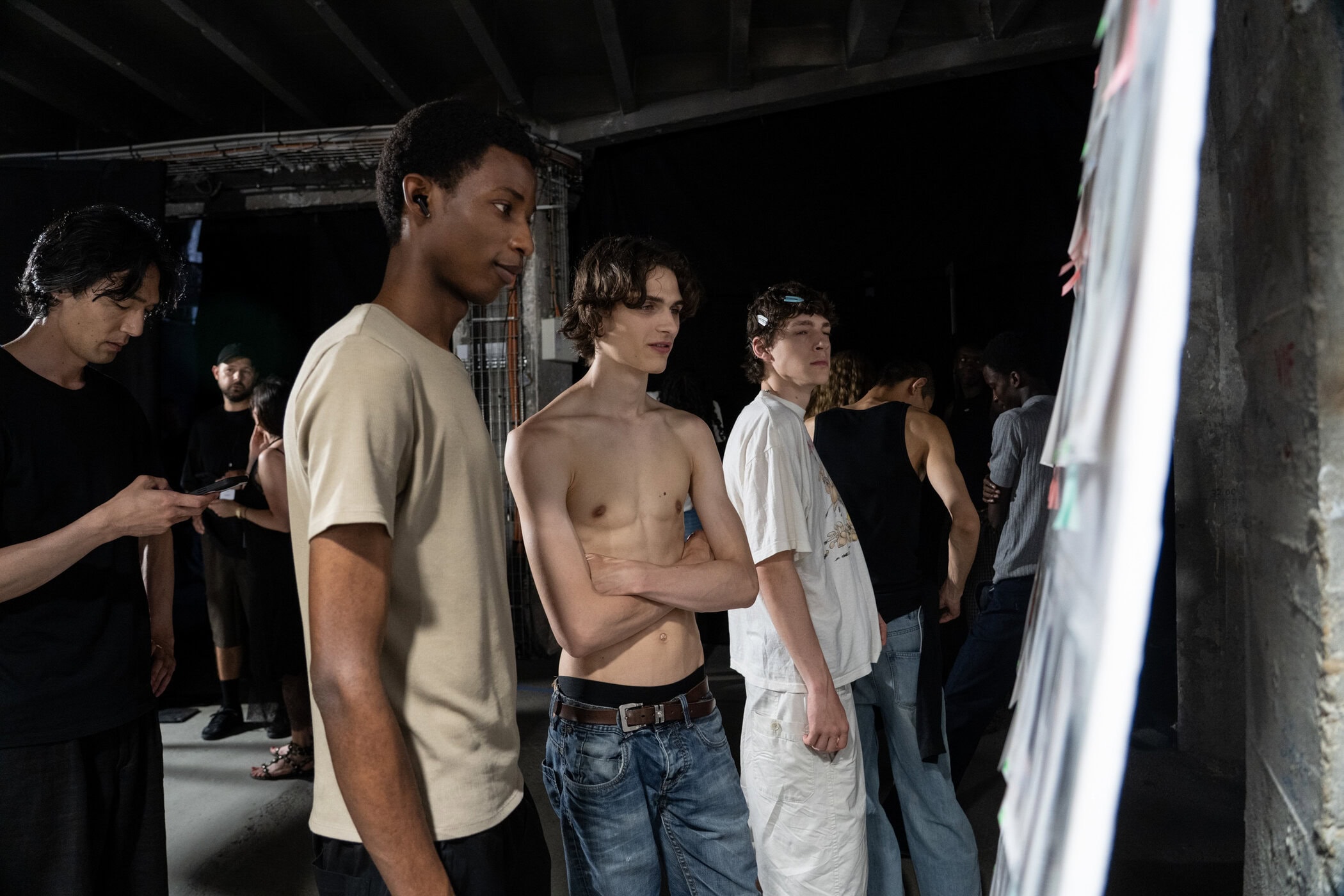 Etudes Spring 2027 Men's Fashion Show Backstage