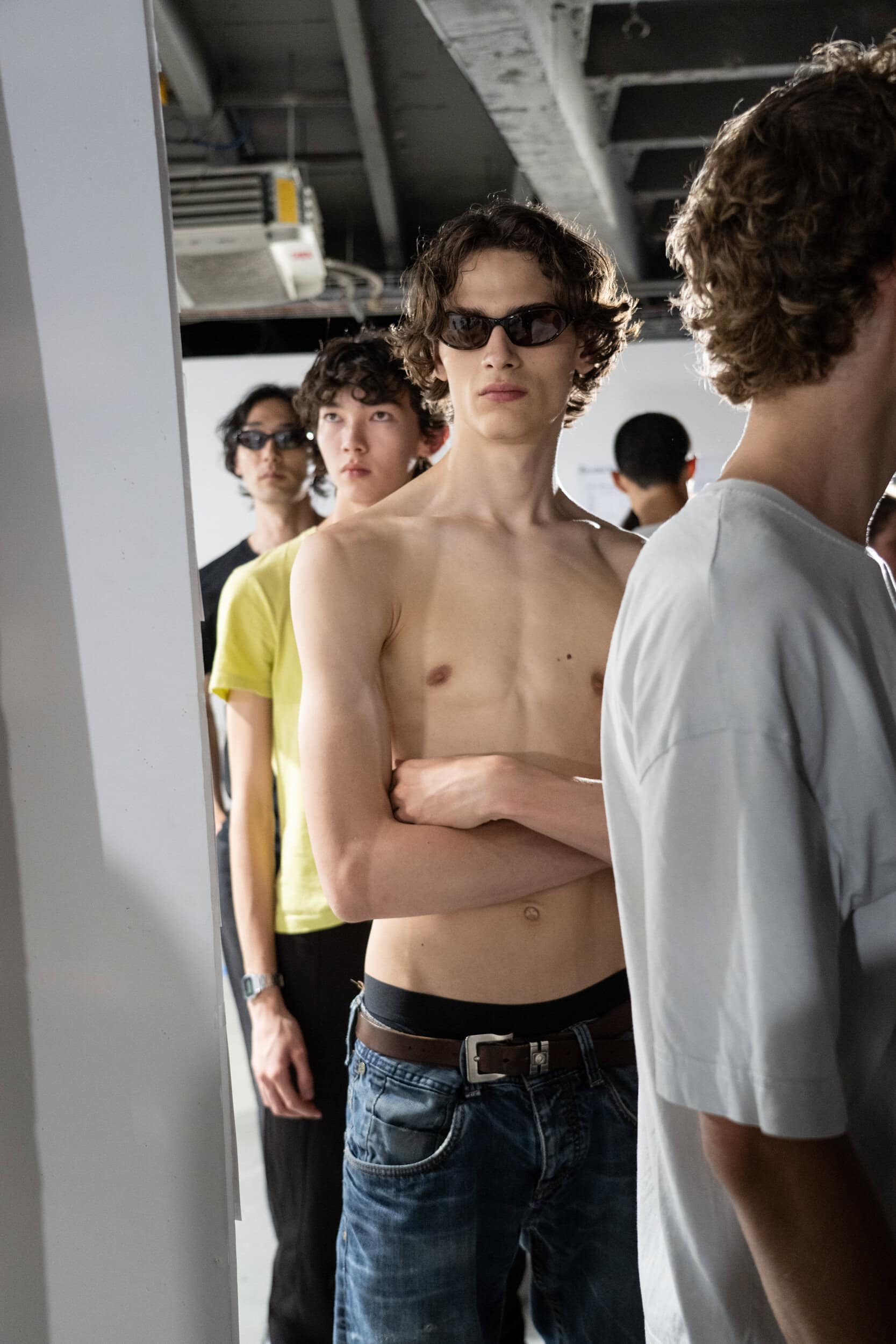 Etudes Spring 2027 Men's Fashion Show Backstage
