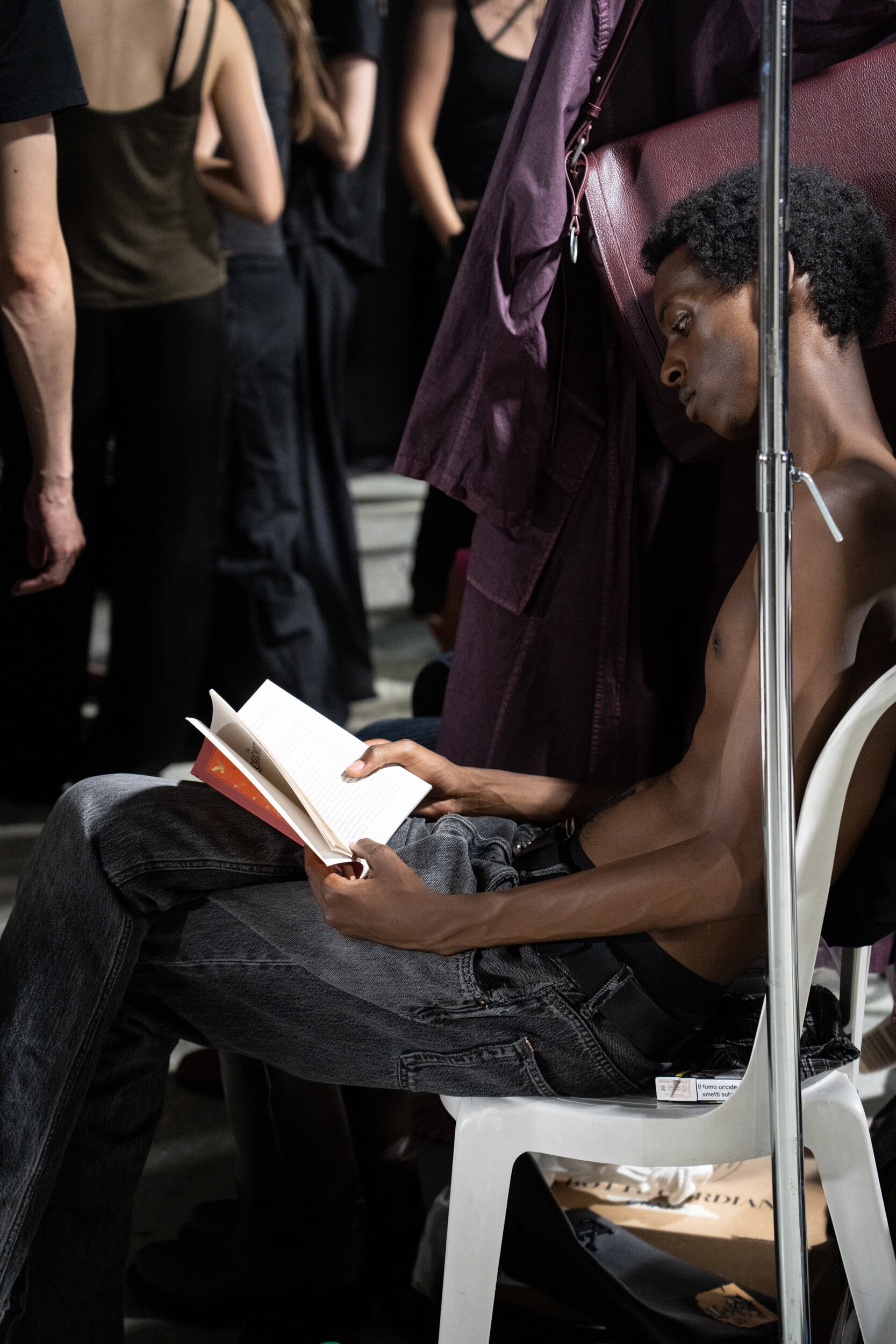Etudes Spring 2027 Men's Fashion Show Backstage