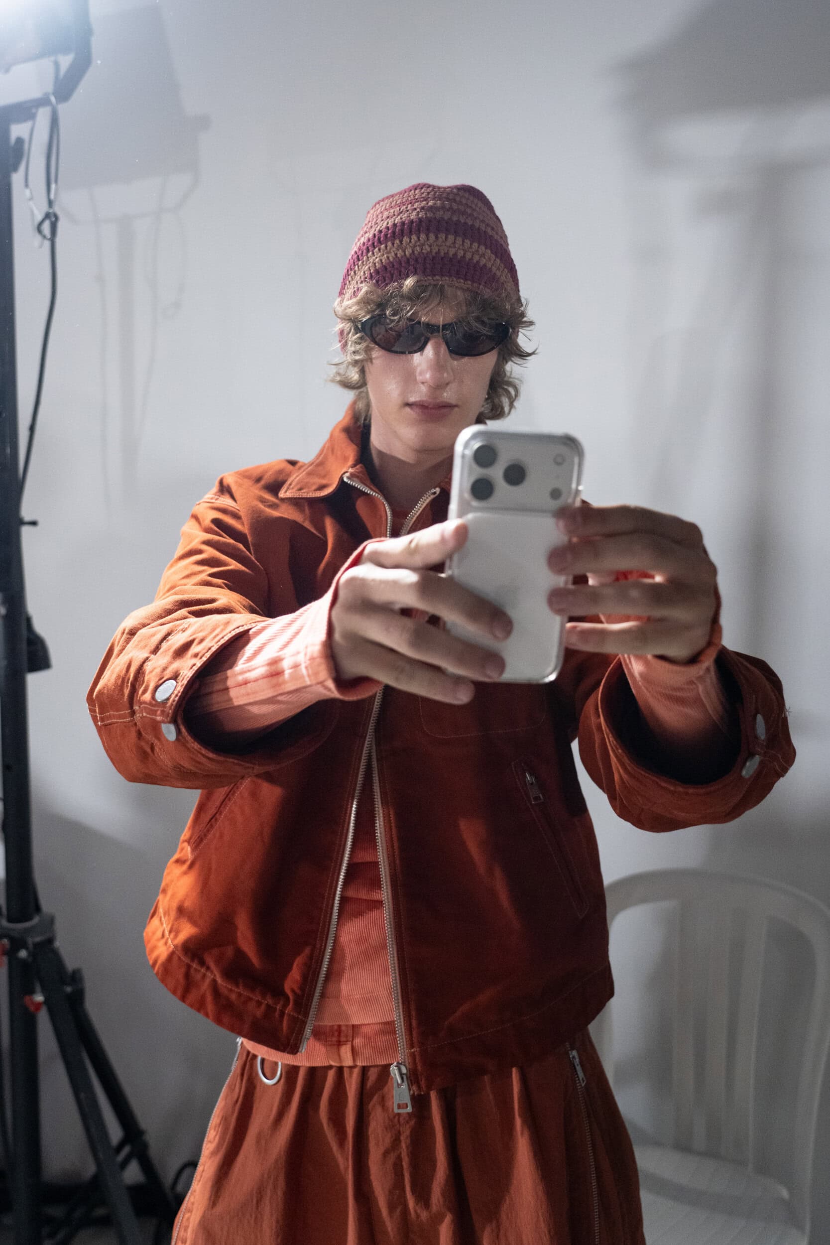 Etudes Spring 2027 Men's Fashion Show Backstage