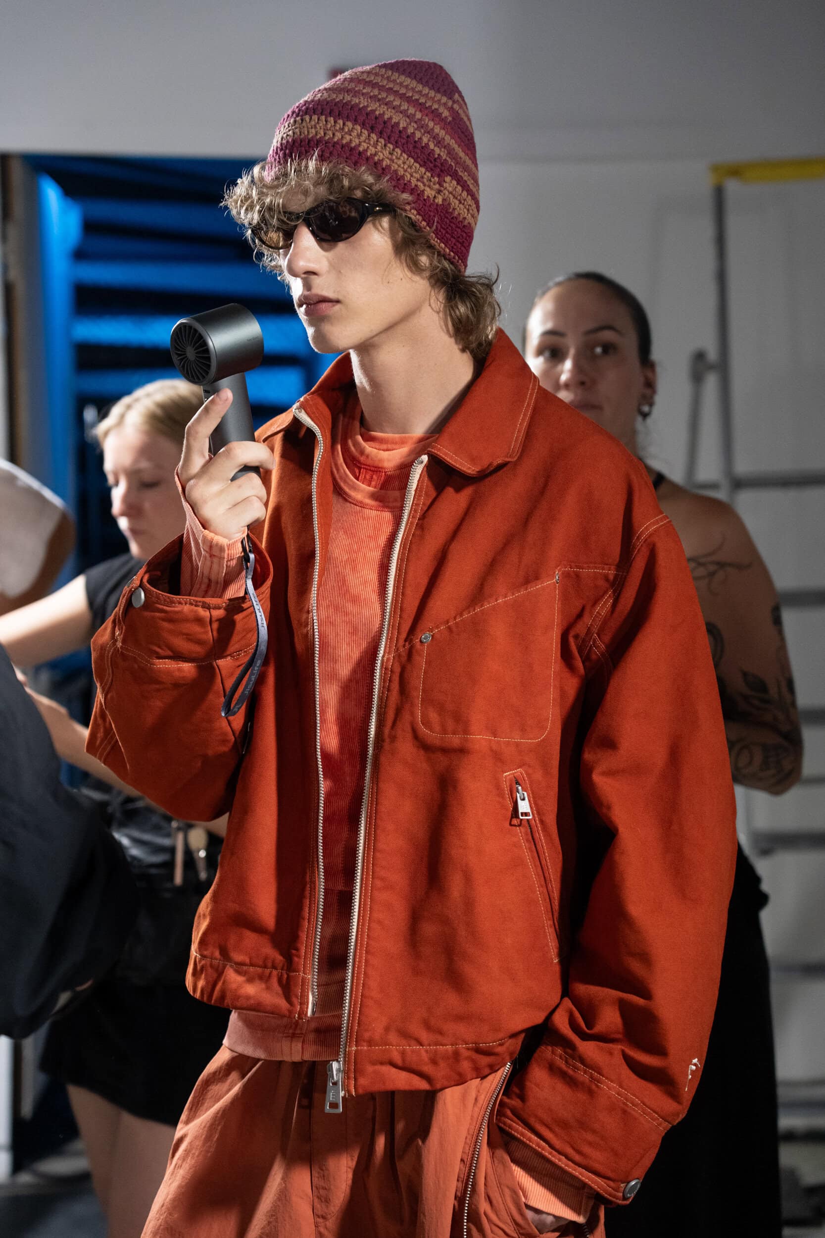 Etudes Spring 2027 Men's Fashion Show Backstage