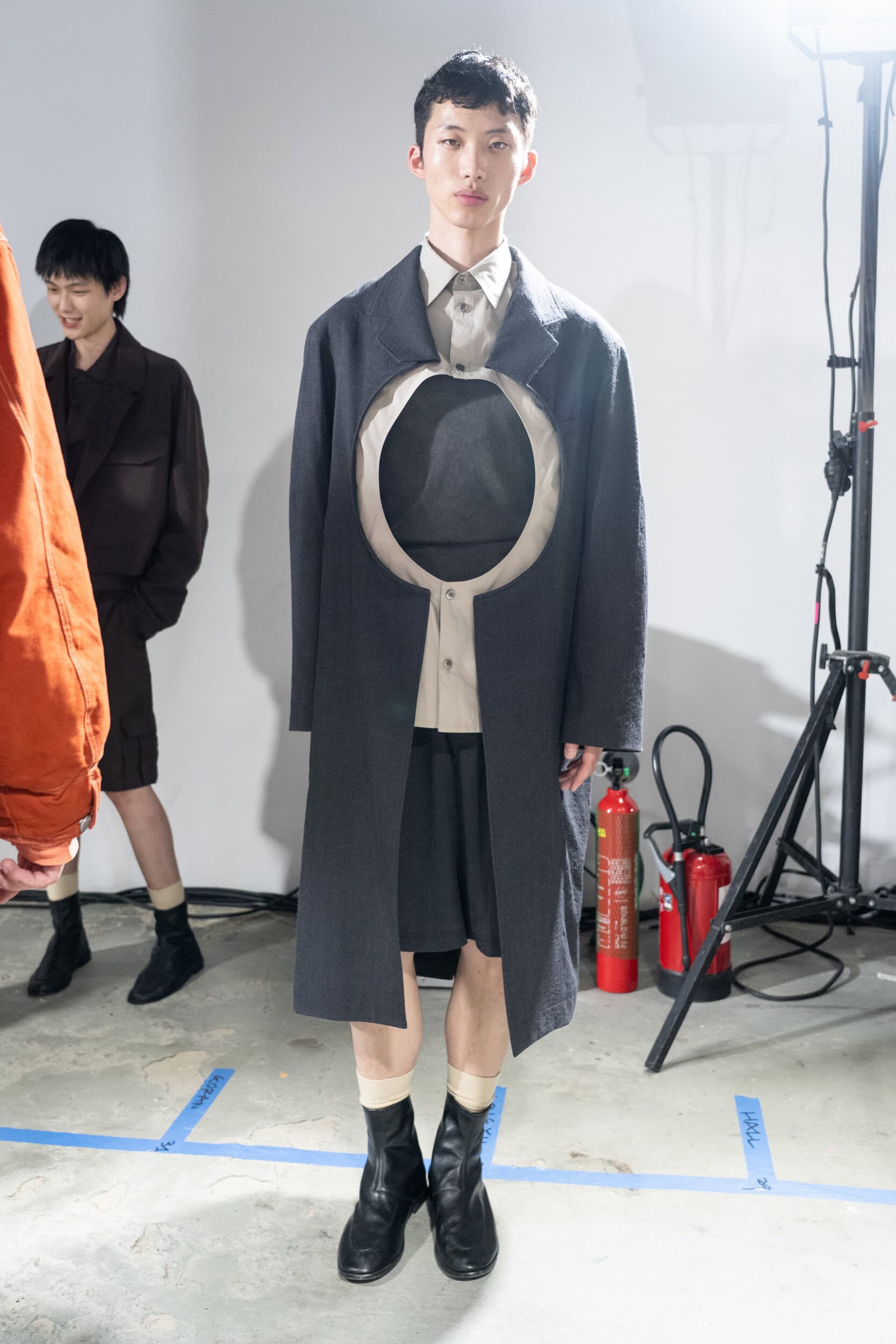 Etudes Spring 2027 Men's Fashion Show Backstage