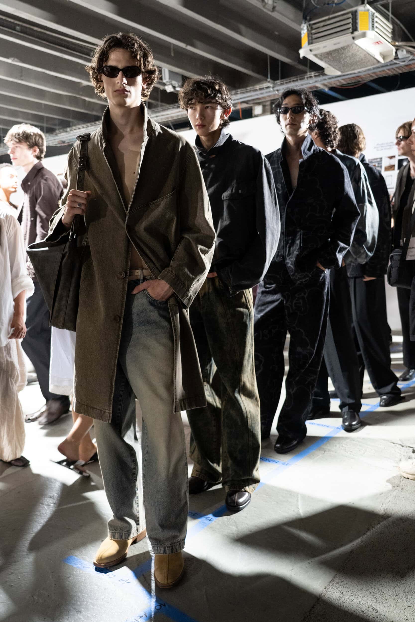 Etudes Spring 2027 Men's Fashion Show Backstage