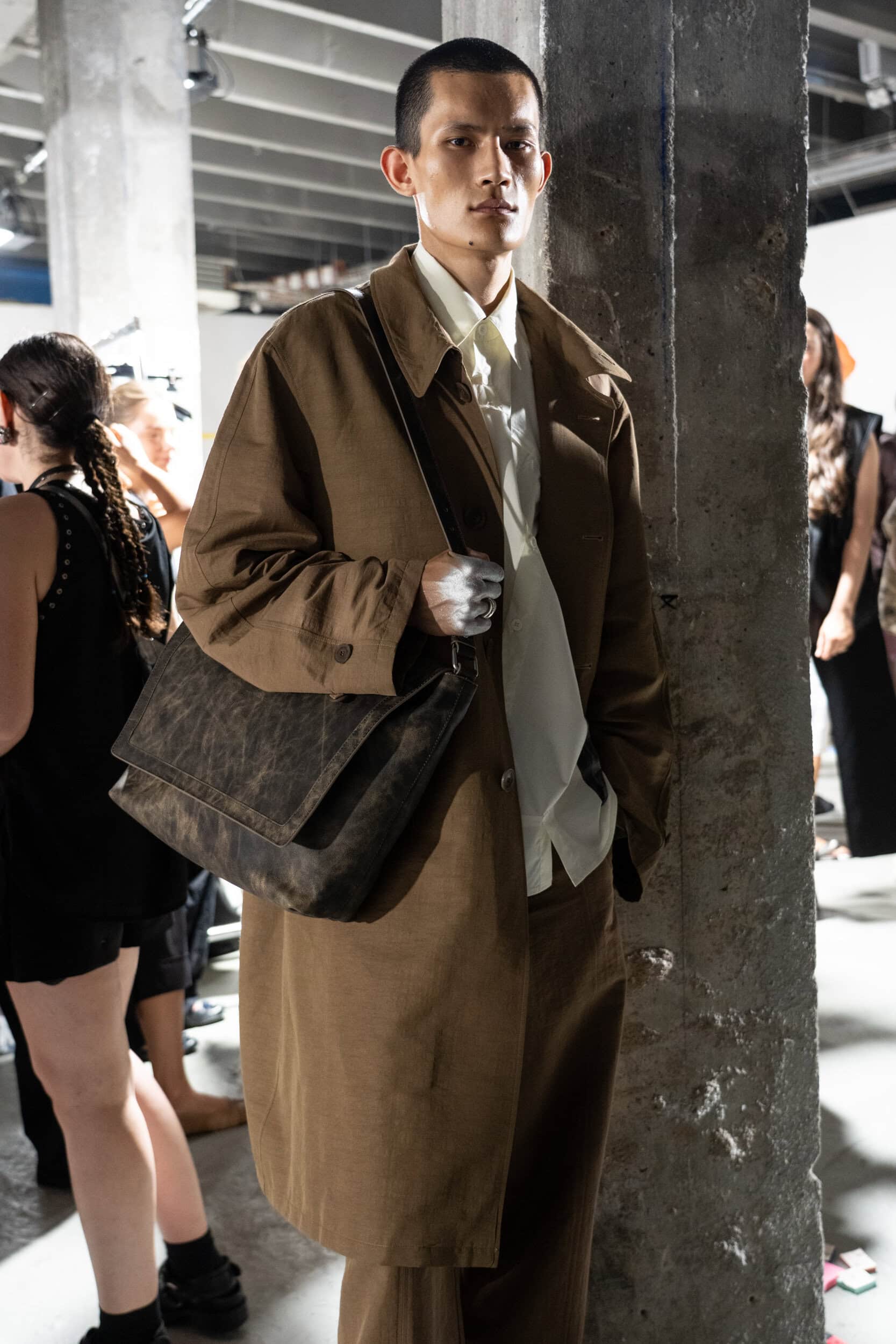 Etudes Spring 2027 Men's Fashion Show Backstage