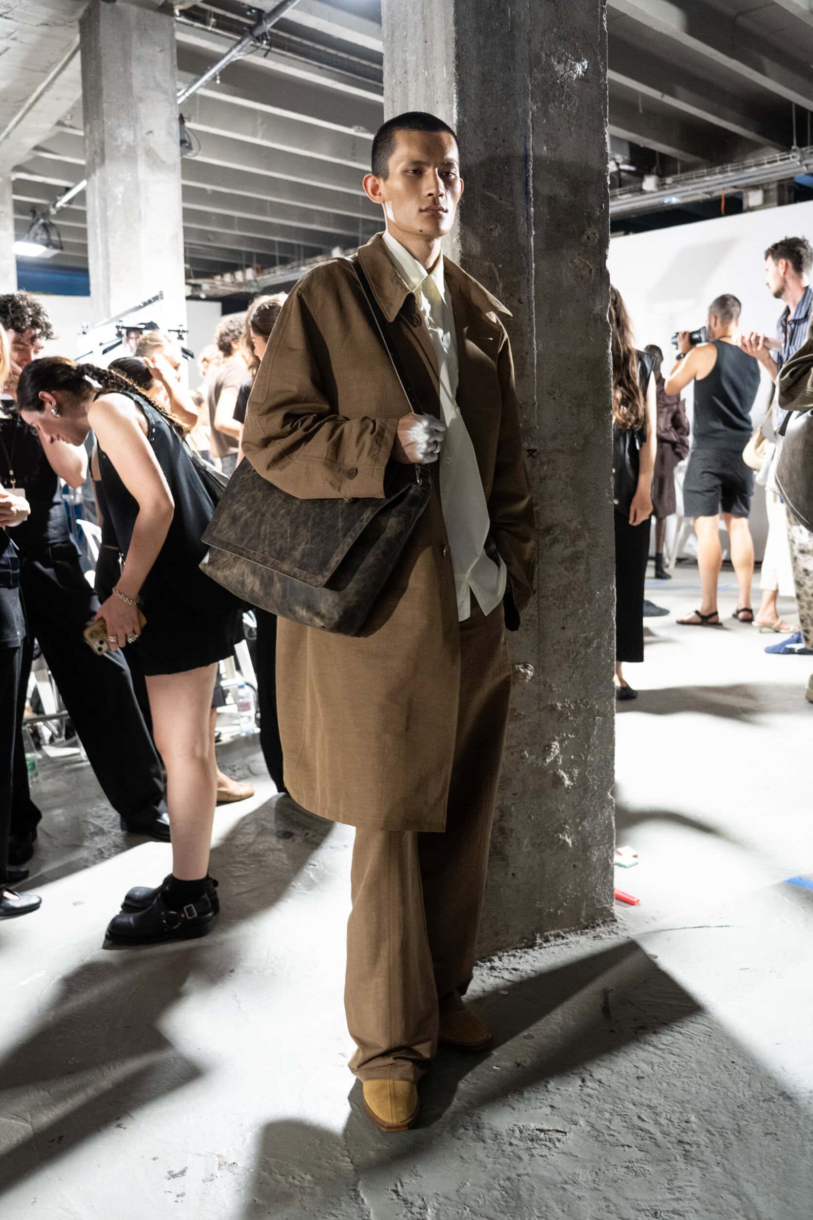 Etudes Spring 2027 Men's Fashion Show Backstage