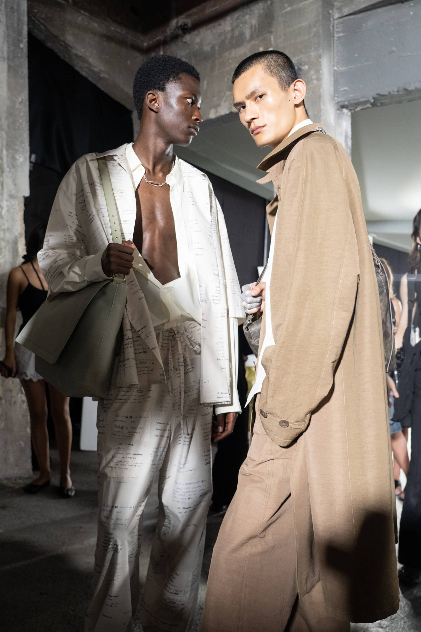 Etudes Spring 2027 Men's Fashion Show Backstage