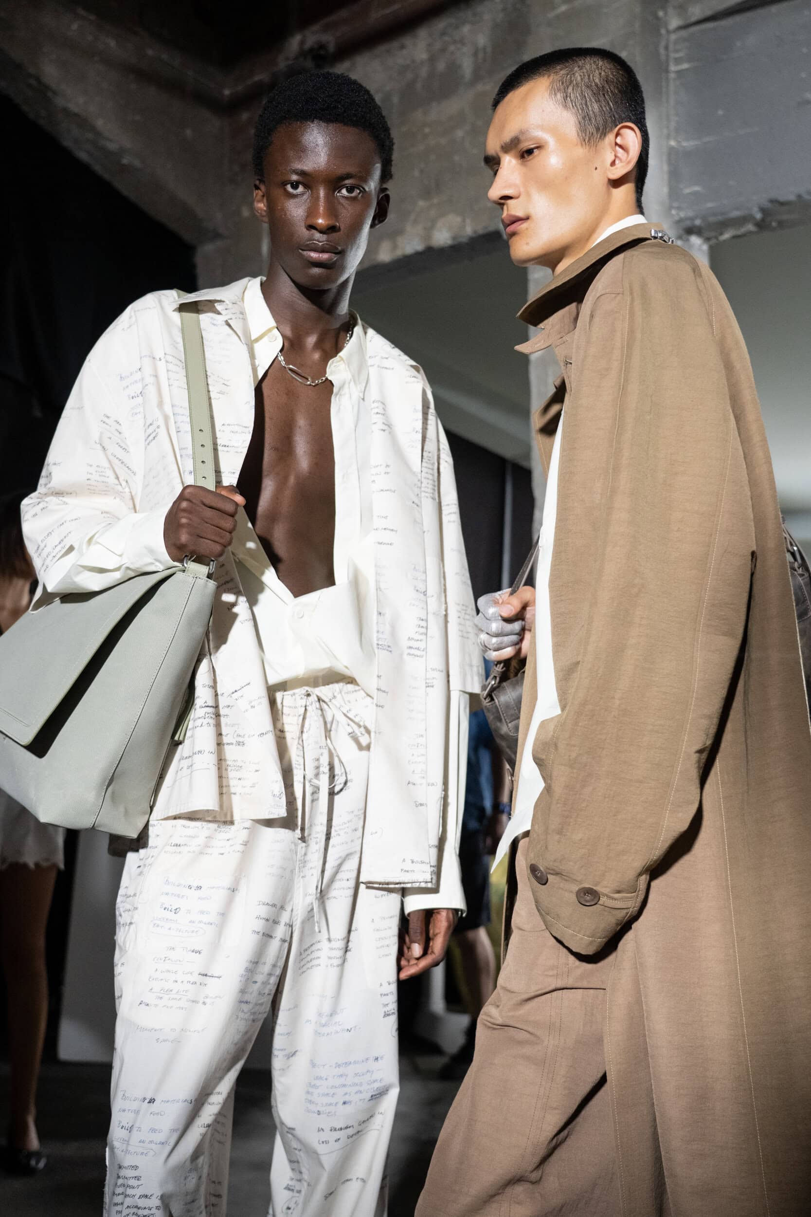 Etudes Spring 2027 Men's Fashion Show Backstage