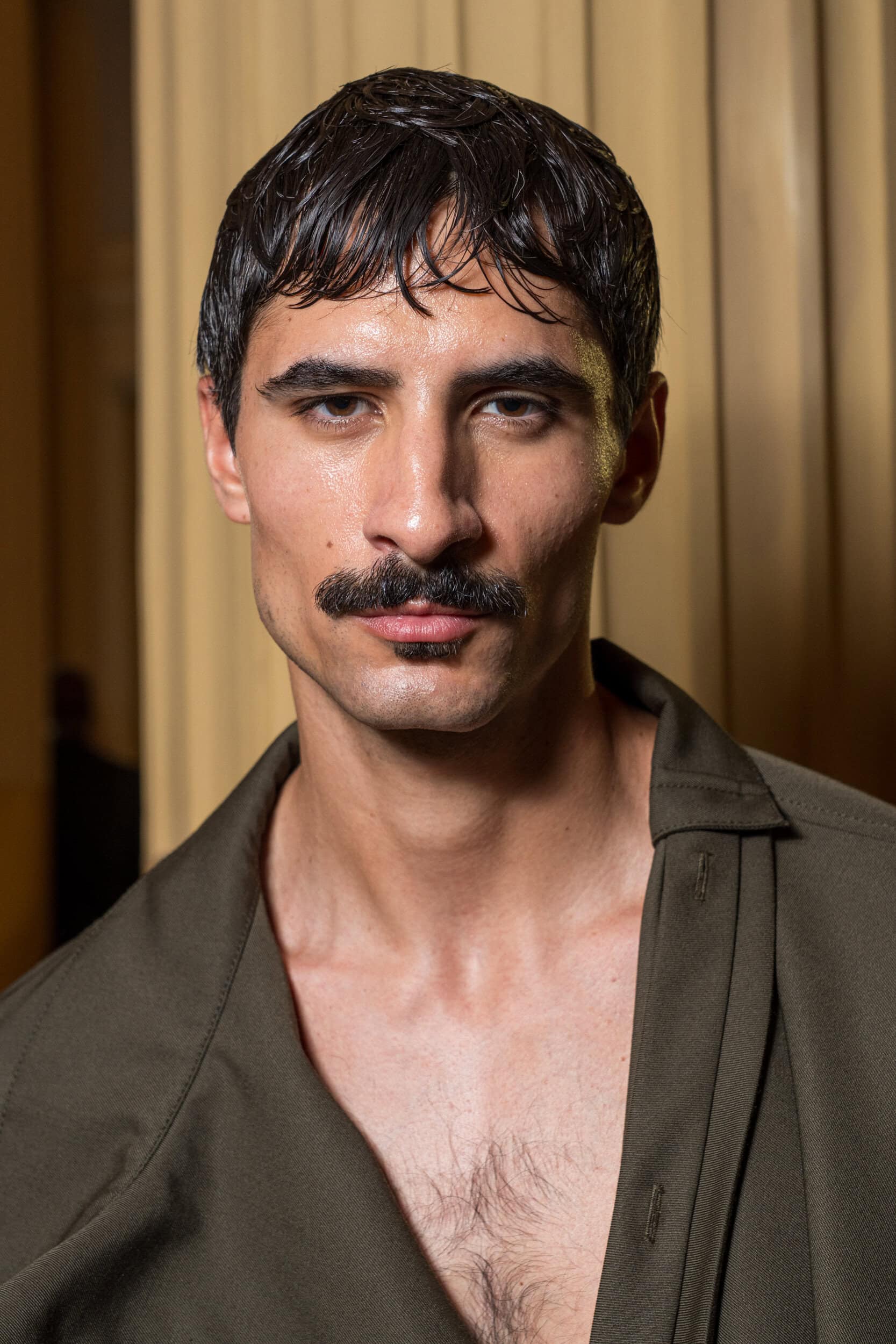 Feng Chen Wang Spring 2027 Men's Fashion Show Backstage