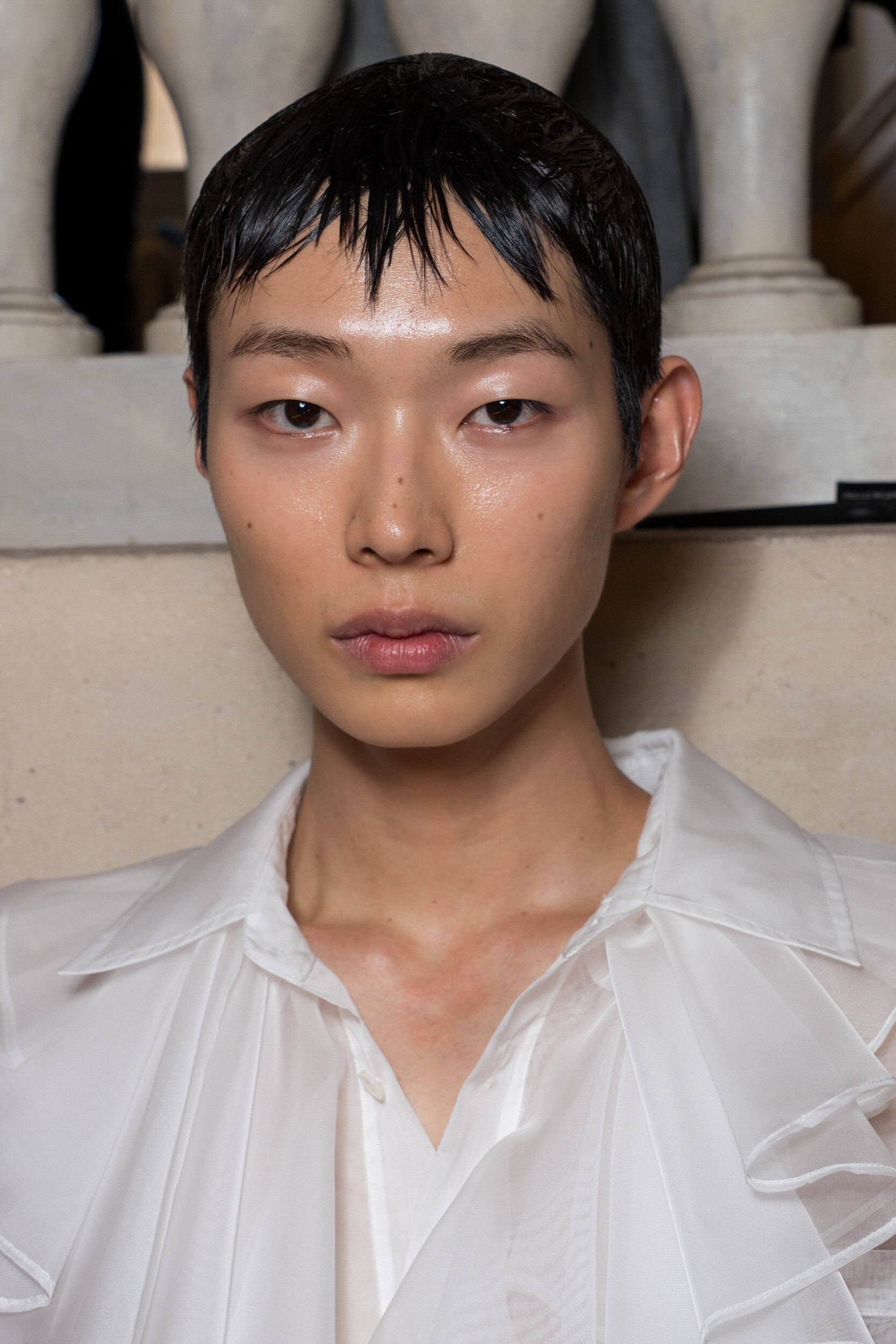 Feng Chen Wang Spring 2027 Men's Fashion Show Backstage