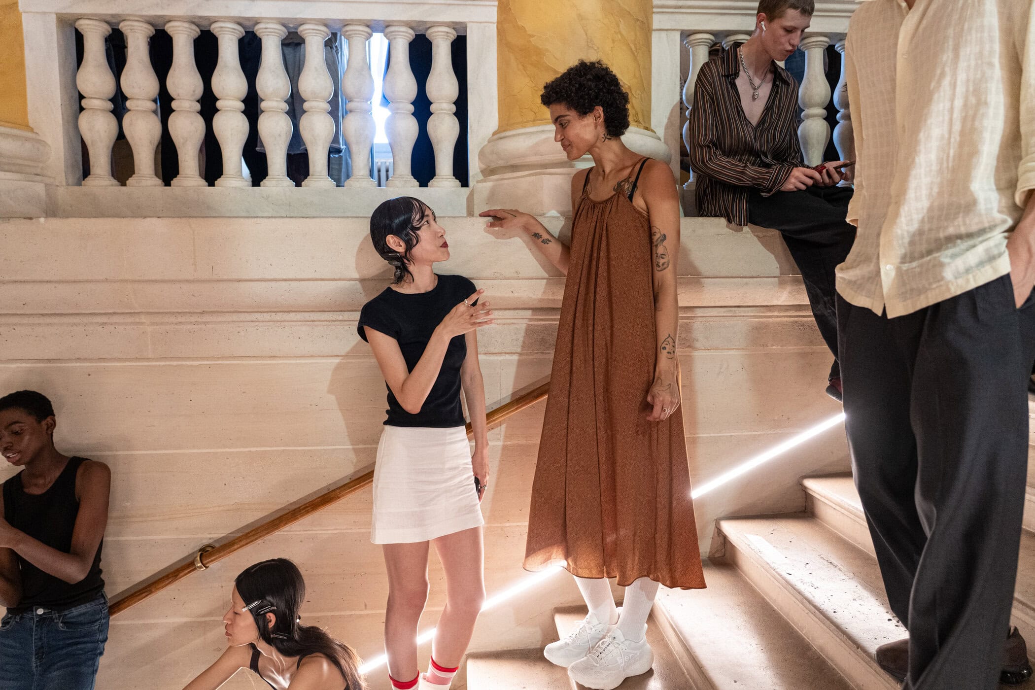 Feng Chen Wang Spring 2027 Men's Fashion Show Backstage