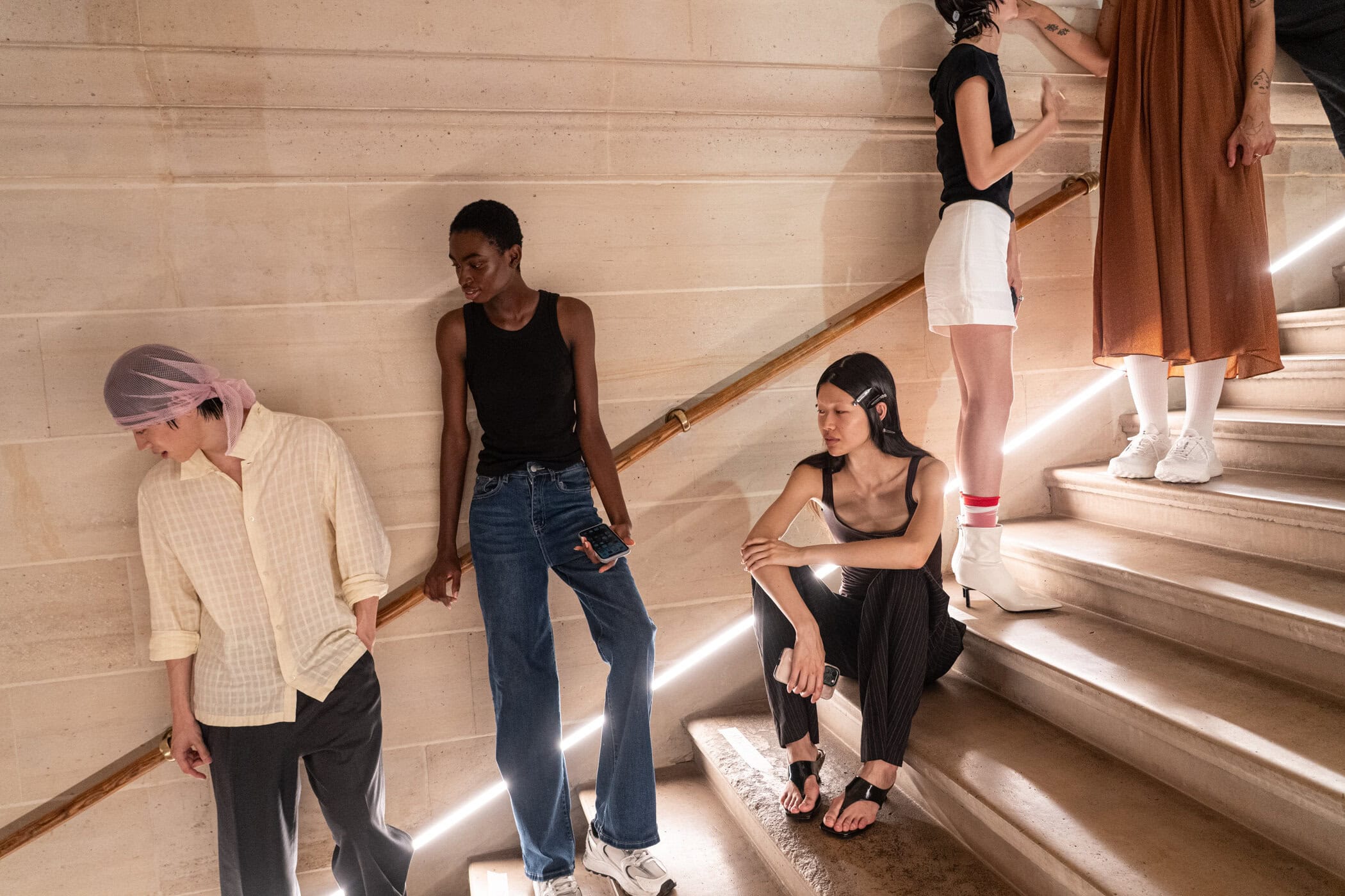 Feng Chen Wang Spring 2027 Men's Fashion Show Backstage