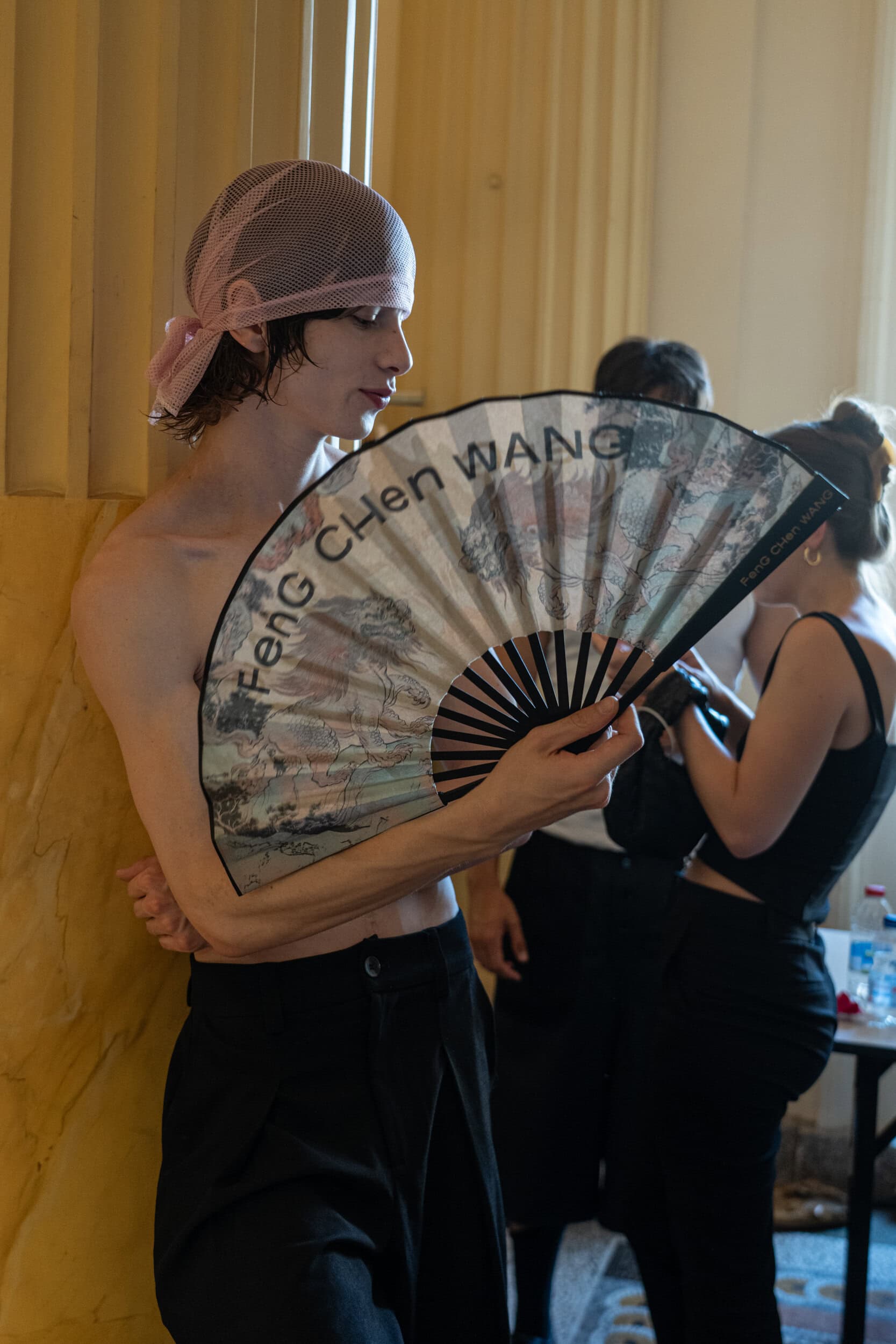 Feng Chen Wang Spring 2027 Men's Fashion Show Backstage