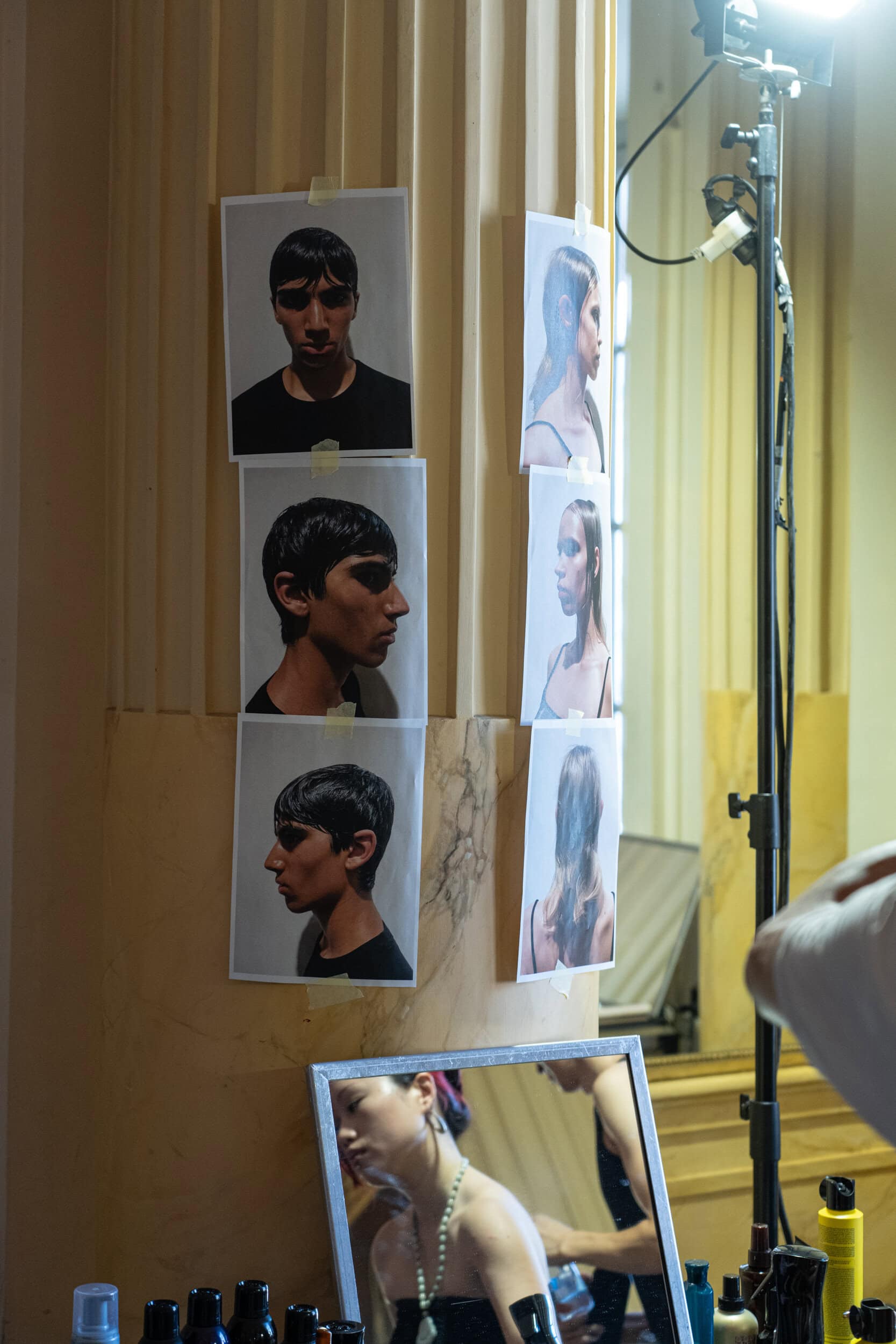 Feng Chen Wang Spring 2027 Men's Fashion Show Backstage