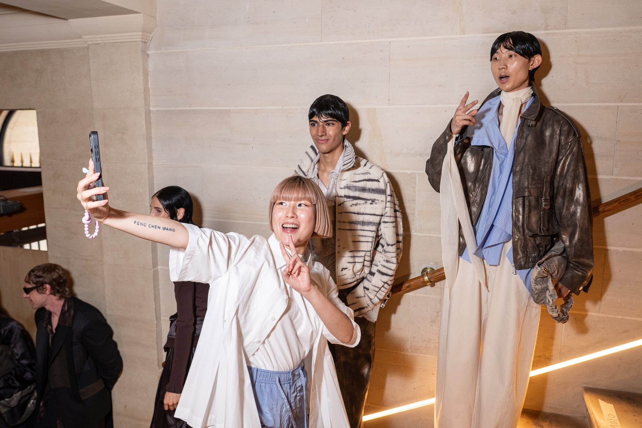 Feng Chen Wang Spring 2027 Men's Fashion Show Backstage