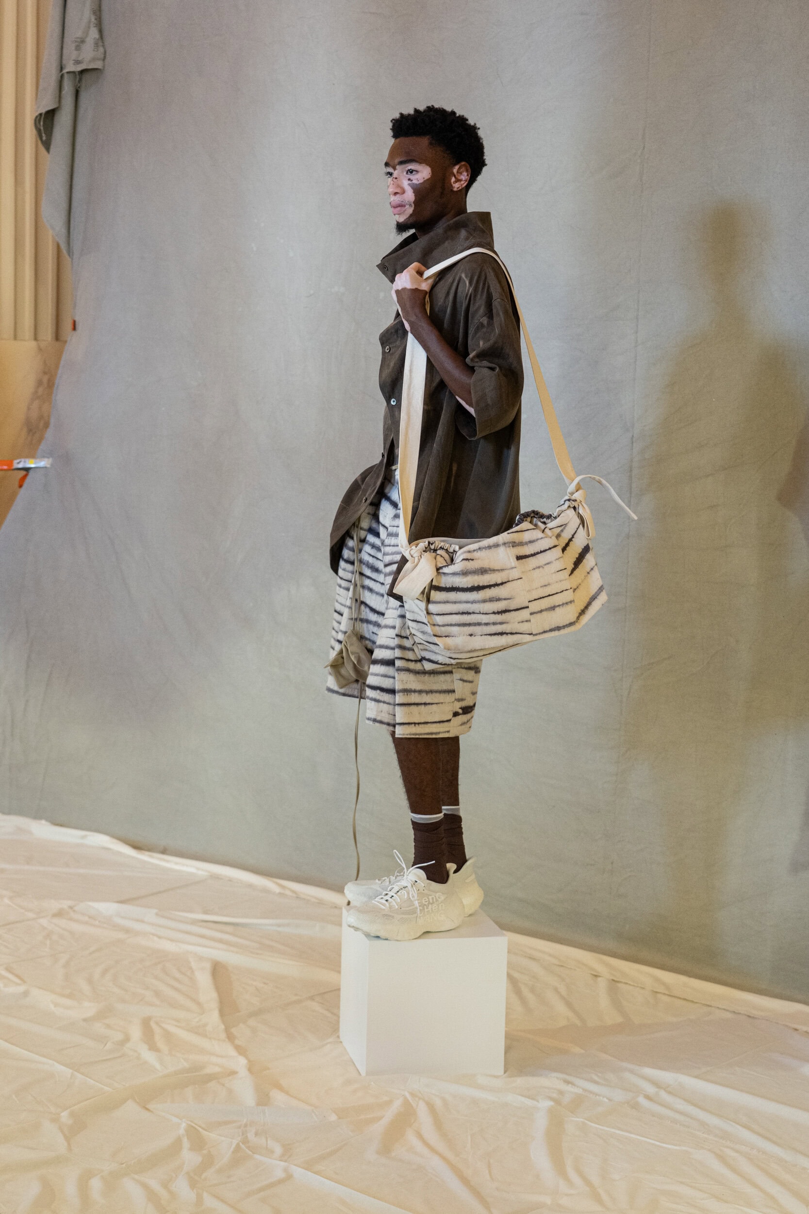 Feng Chen Wang Spring 2027 Men's Fashion Show Backstage