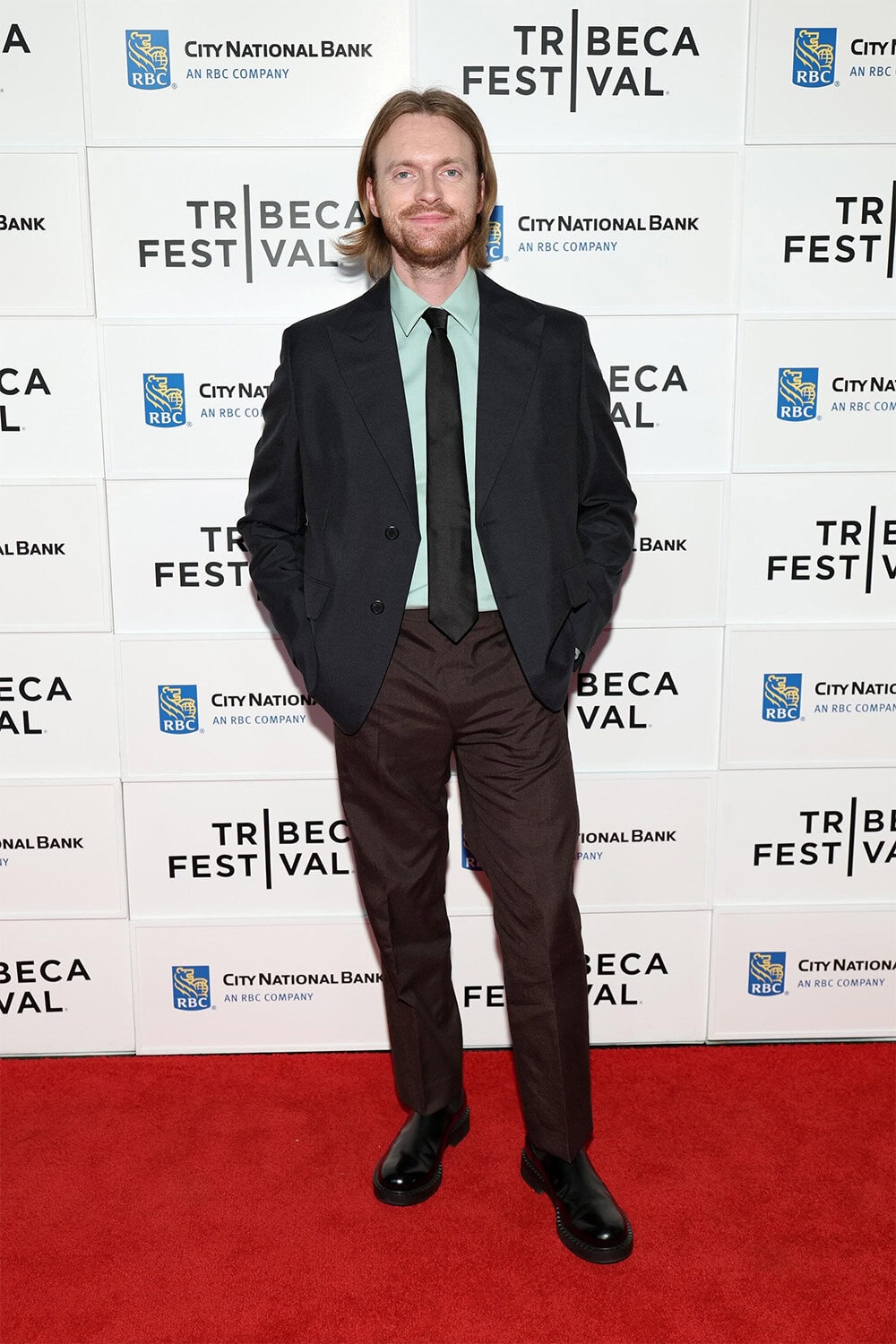 Finneas O'Connell wears Prada at Storytellers - FINNEAS" with Anthony Willis during the 2026 Tribeca Festival