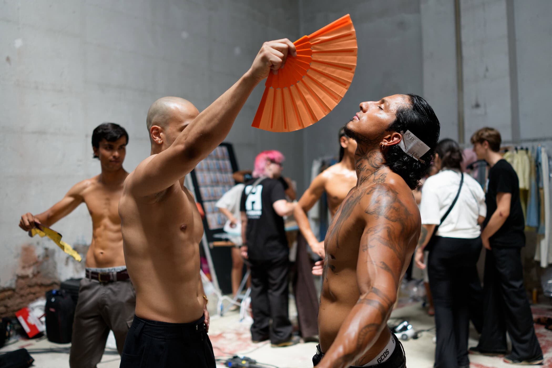 Garcias Spring 2027 Men's Fashion Show Backstage