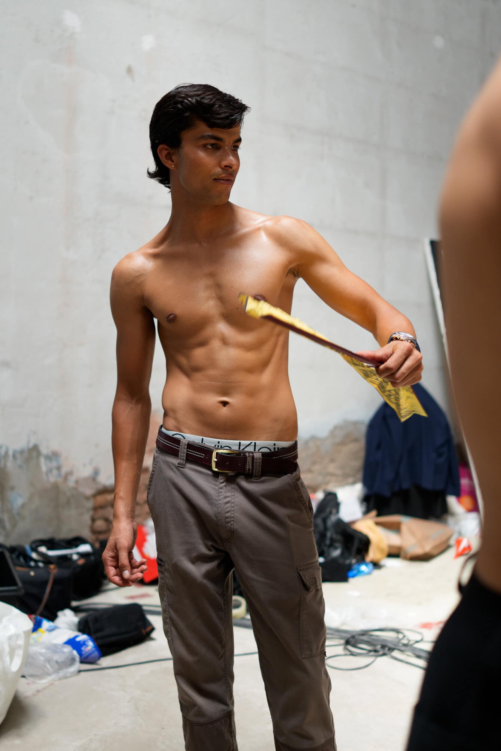 Garcias Spring 2027 Men's Fashion Show Backstage