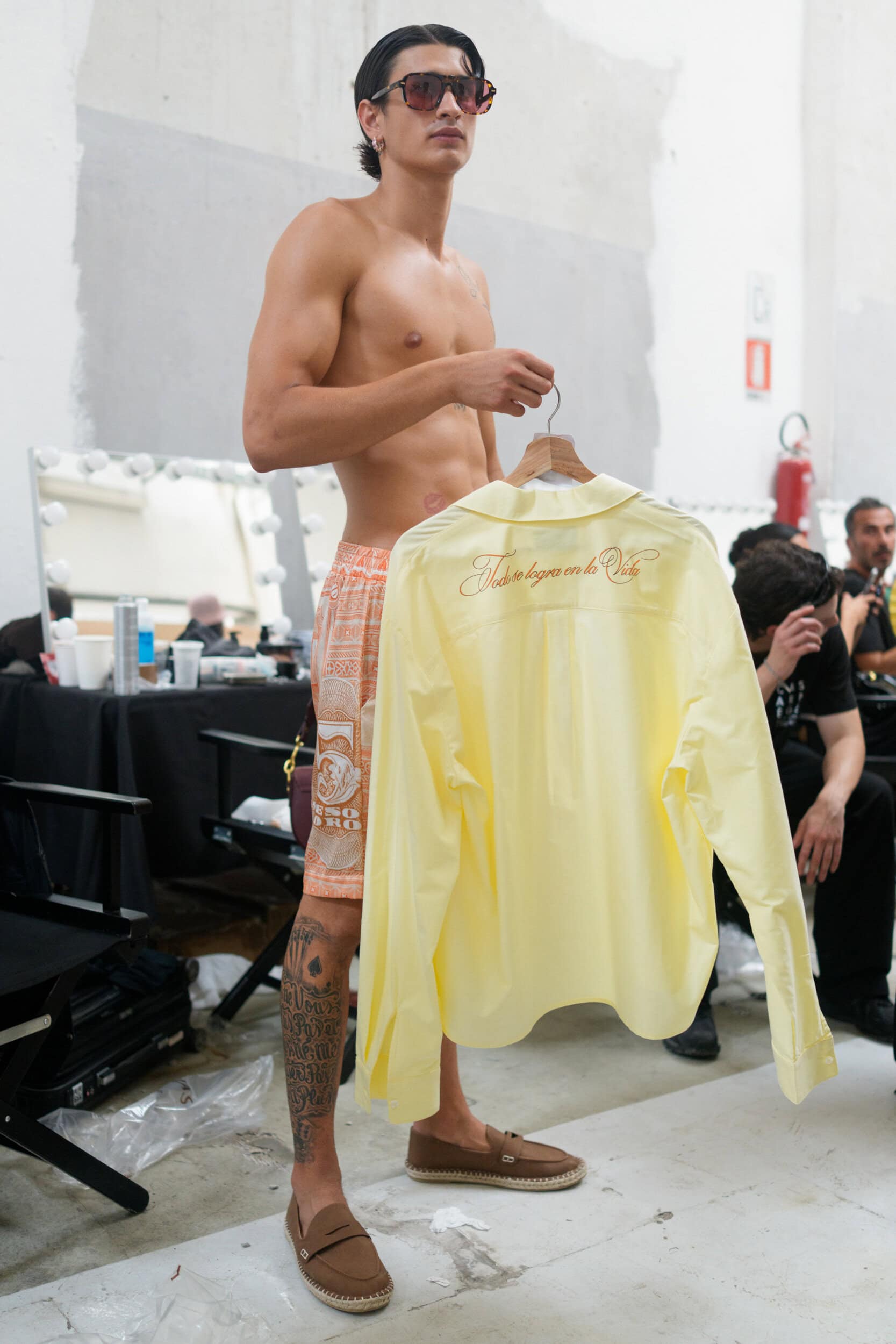 Garcias Spring 2027 Men's Fashion Show Backstage