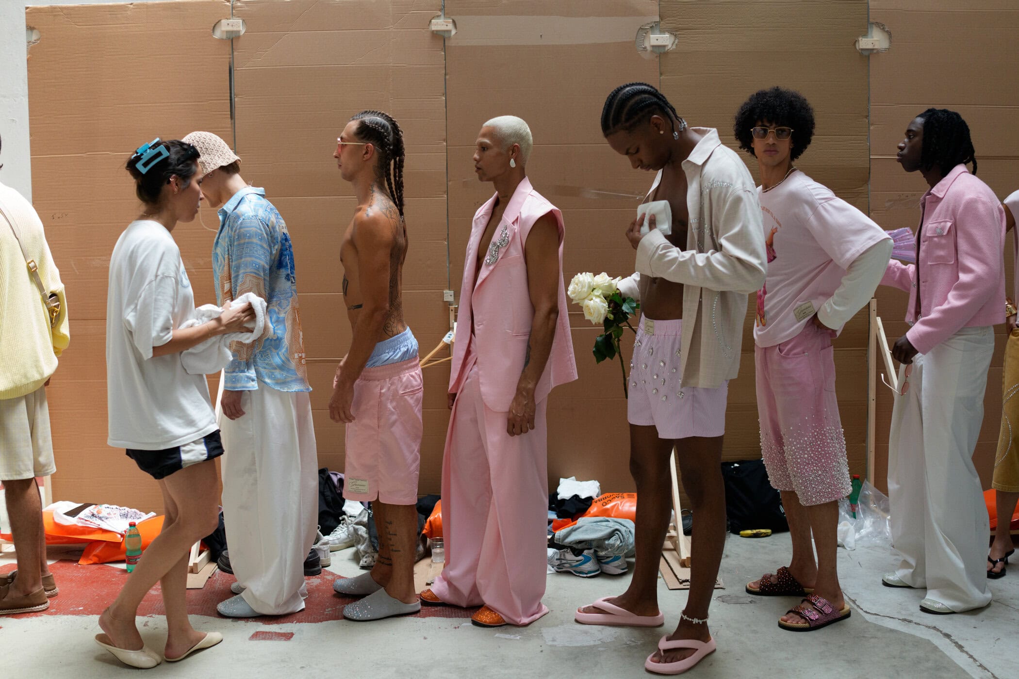 Garcias Spring 2027 Men's Fashion Show Backstage