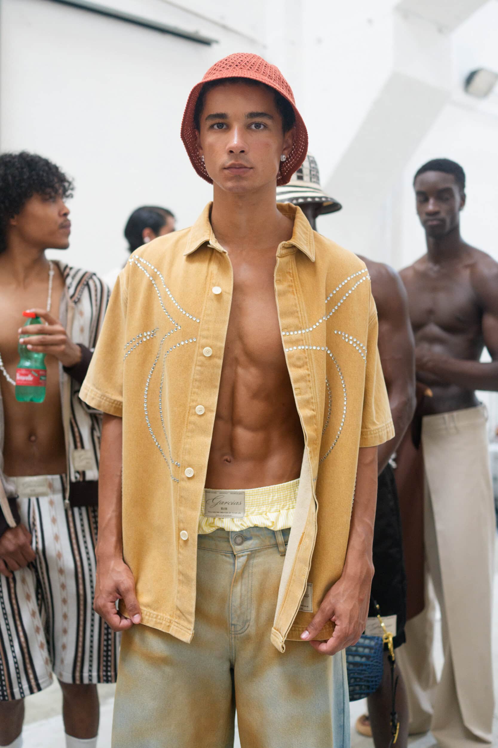 Garcias Spring 2027 Men's Fashion Show Backstage