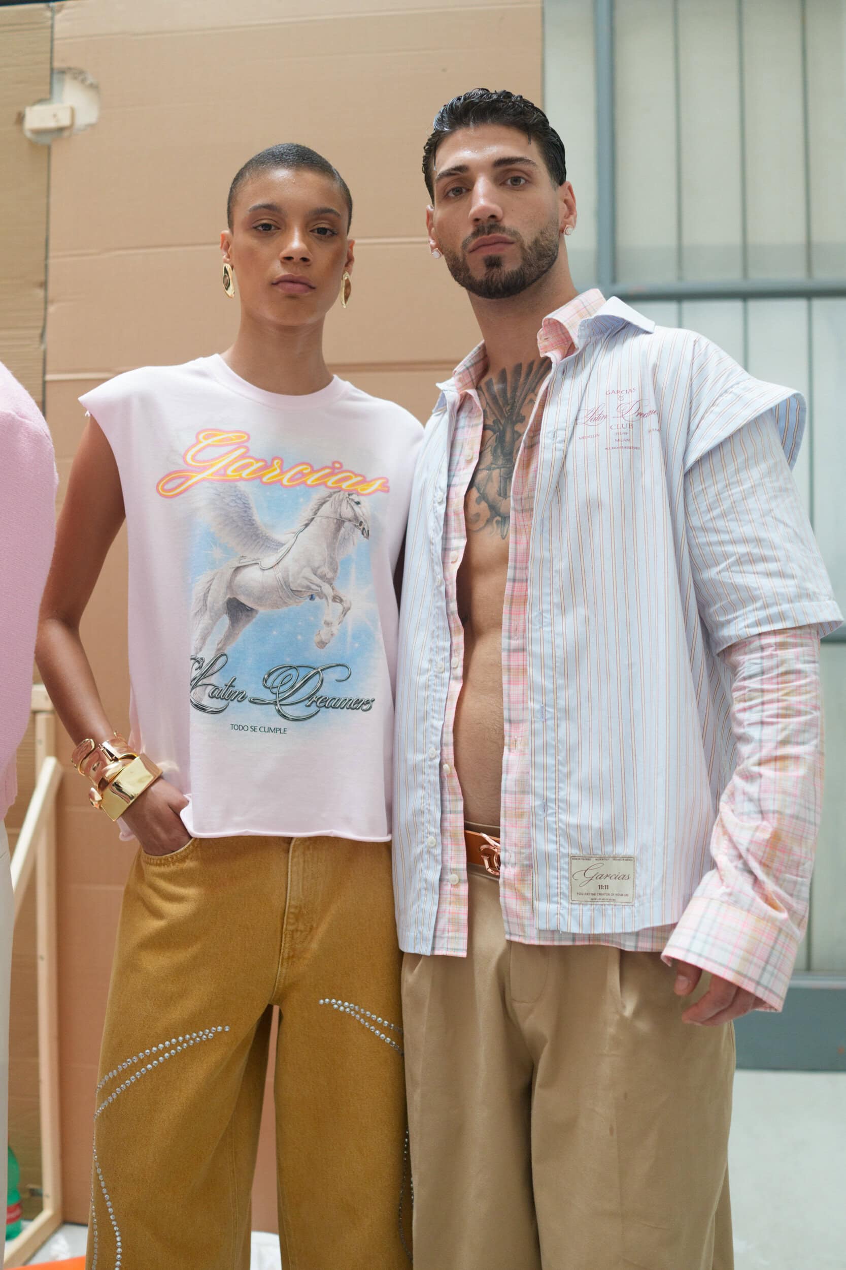Garcias Spring 2027 Men's Fashion Show Backstage