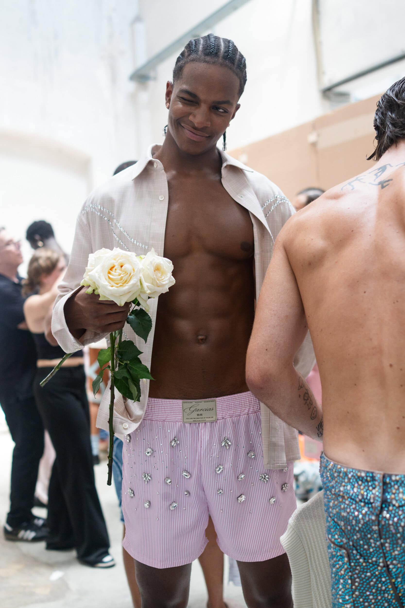Garcias Spring 2027 Men's Fashion Show Backstage