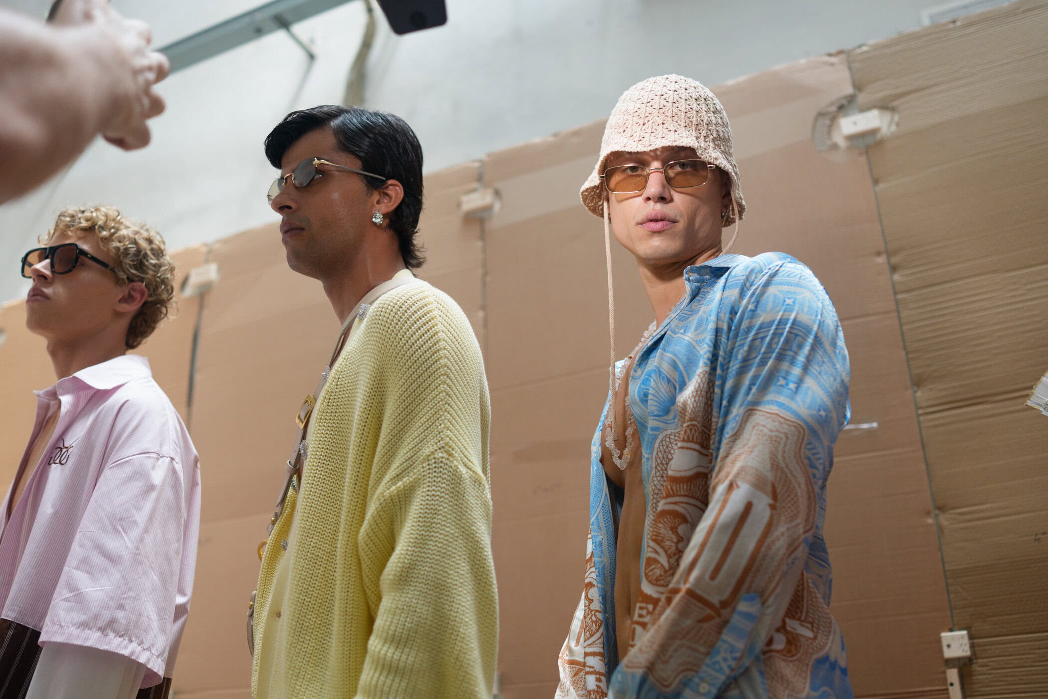 Garcias Spring 2027 Men's Fashion Show Backstage