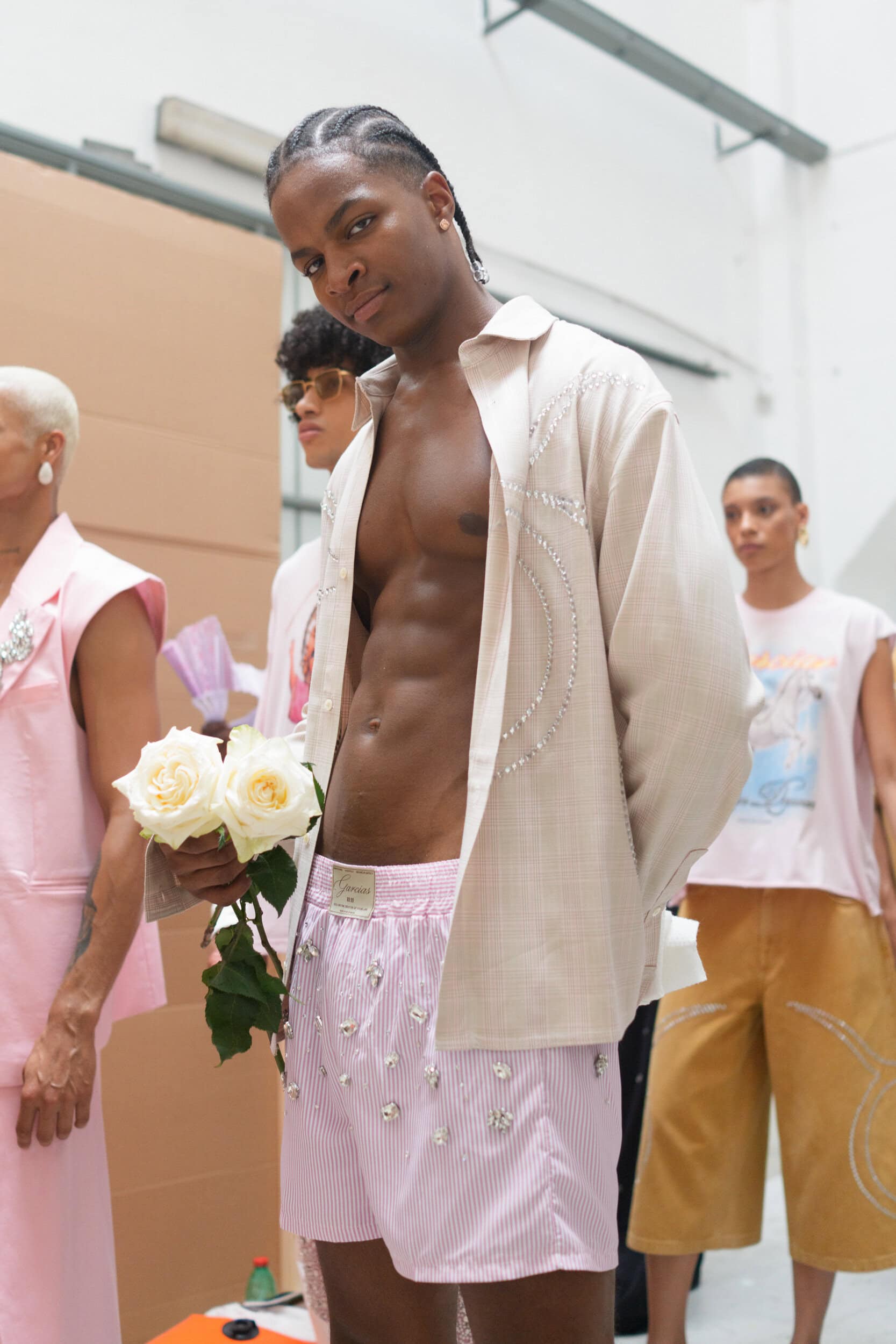 Garcias Spring 2027 Men's Fashion Show Backstage