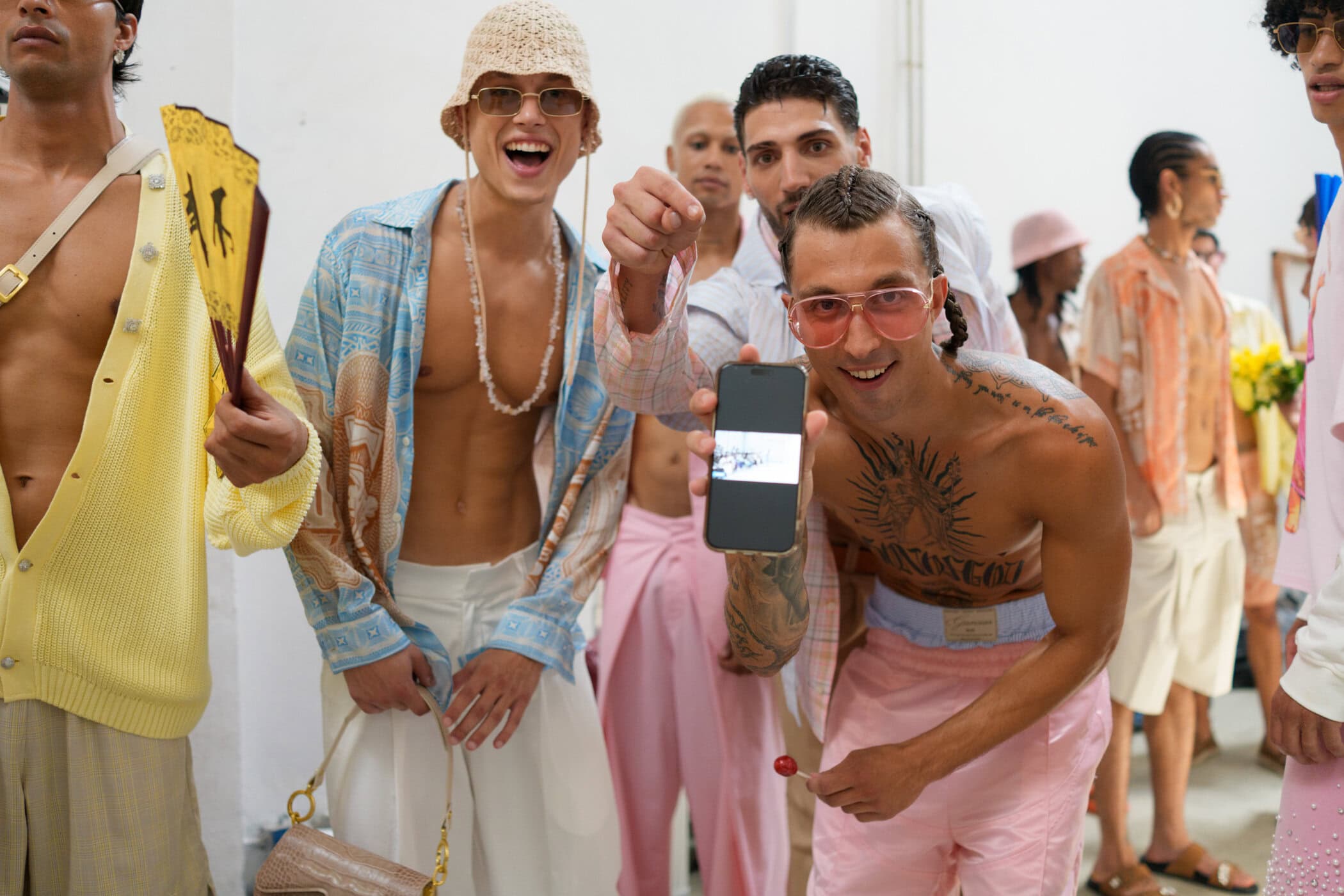 Garcias Spring 2027 Men's Fashion Show Backstage