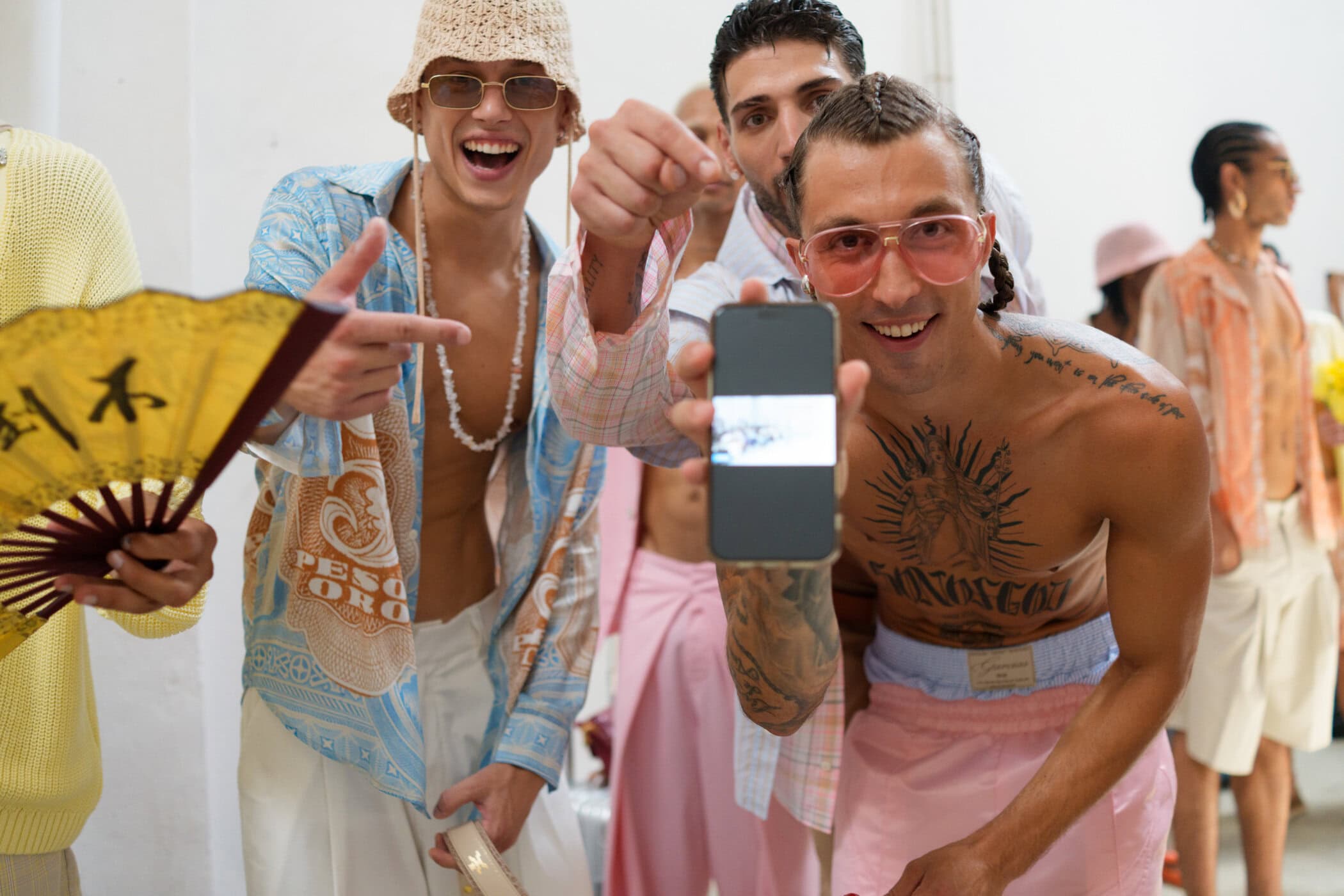 Garcias Spring 2027 Men's Fashion Show Backstage