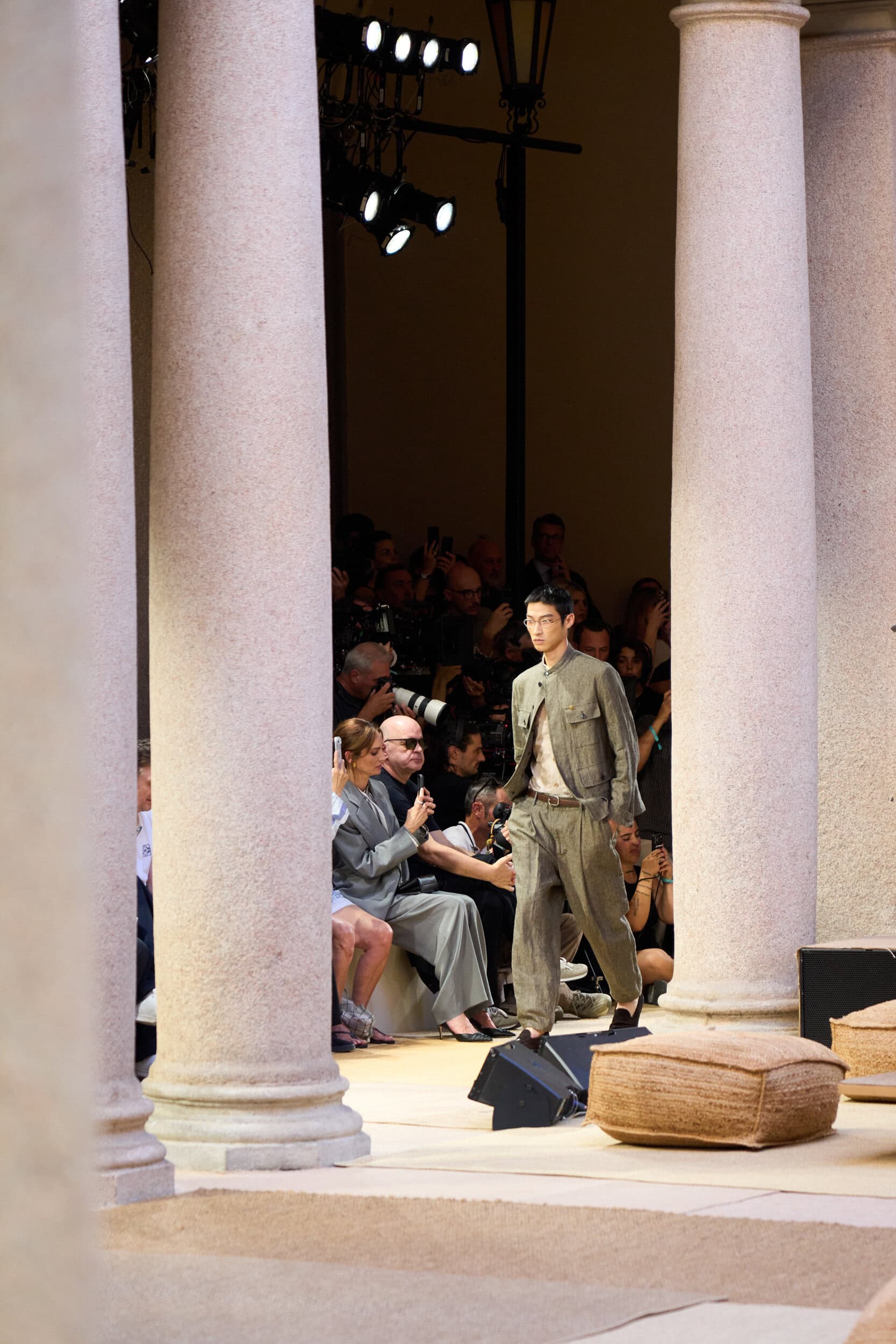 Giorgio Armani Spring 2027 Men's Fashion Show Atmosphere