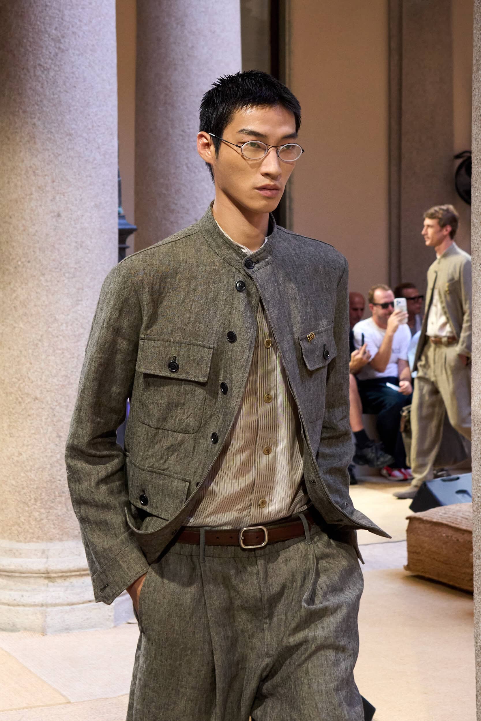 Giorgio Armani Spring 2027 Men's Fashion Show Atmosphere