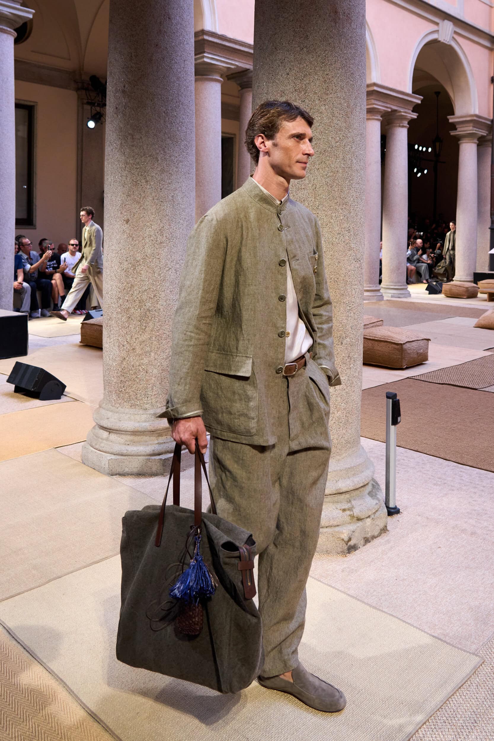 Giorgio Armani Spring 2027 Men's Fashion Show Atmosphere