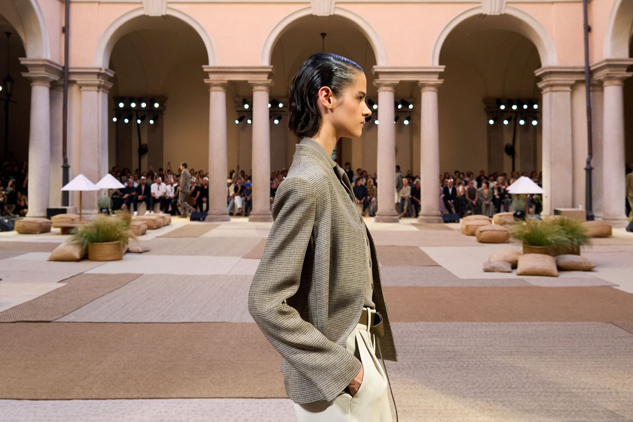 Giorgio Armani Spring 2027 Men's Fashion Show Atmosphere