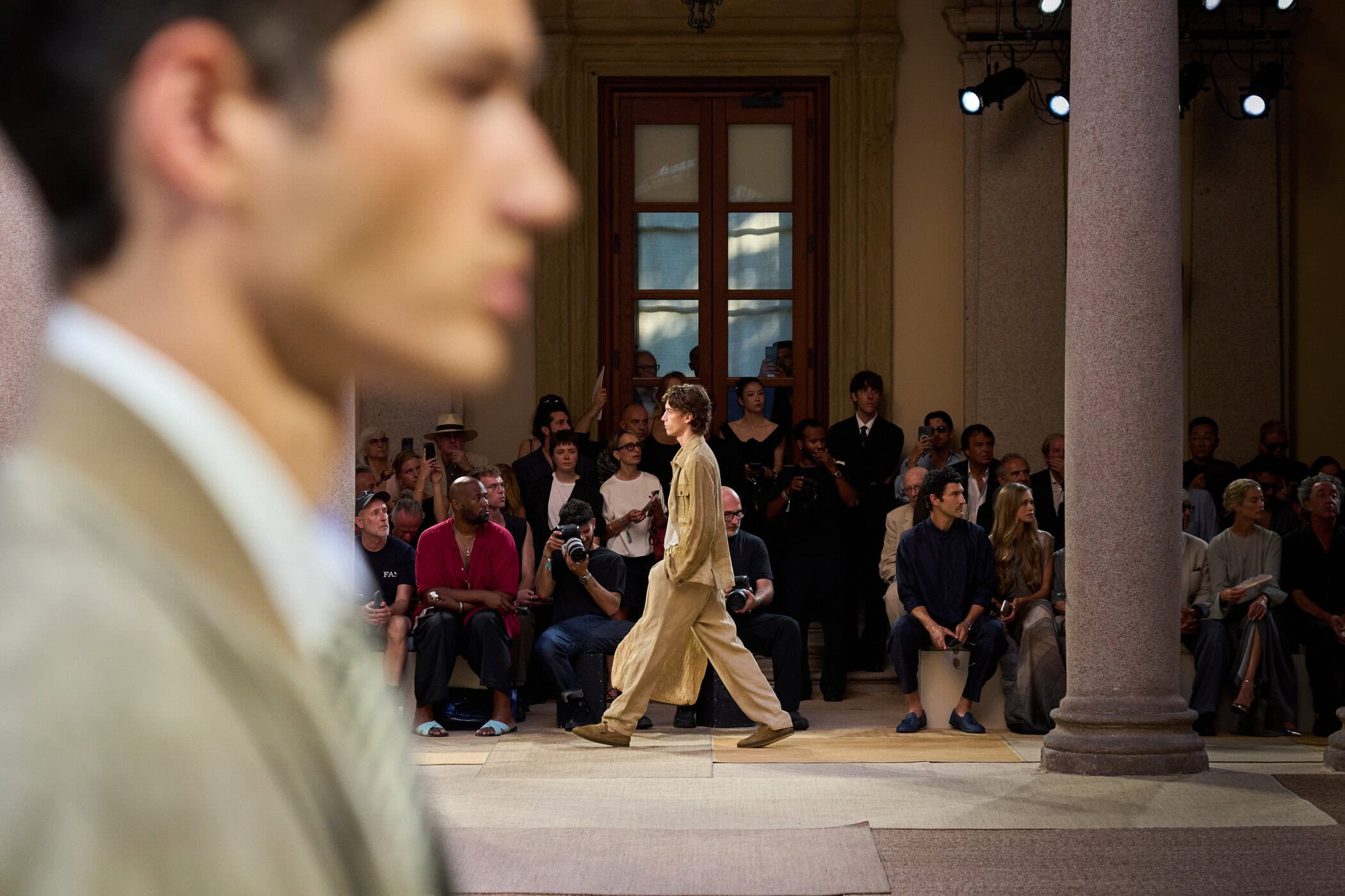 Giorgio Armani Spring 2027 Men's Fashion Show Atmosphere